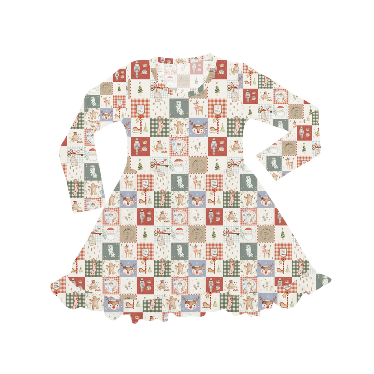 Twirlie Dress - Merry Mosaic