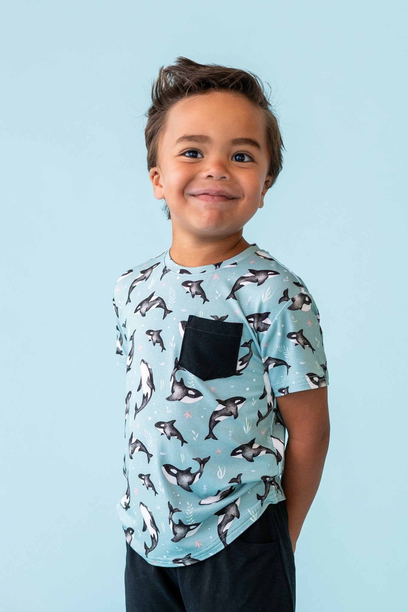 Relaxed Tee and Short Set - OH WHALE - The Sleepy Sloth
