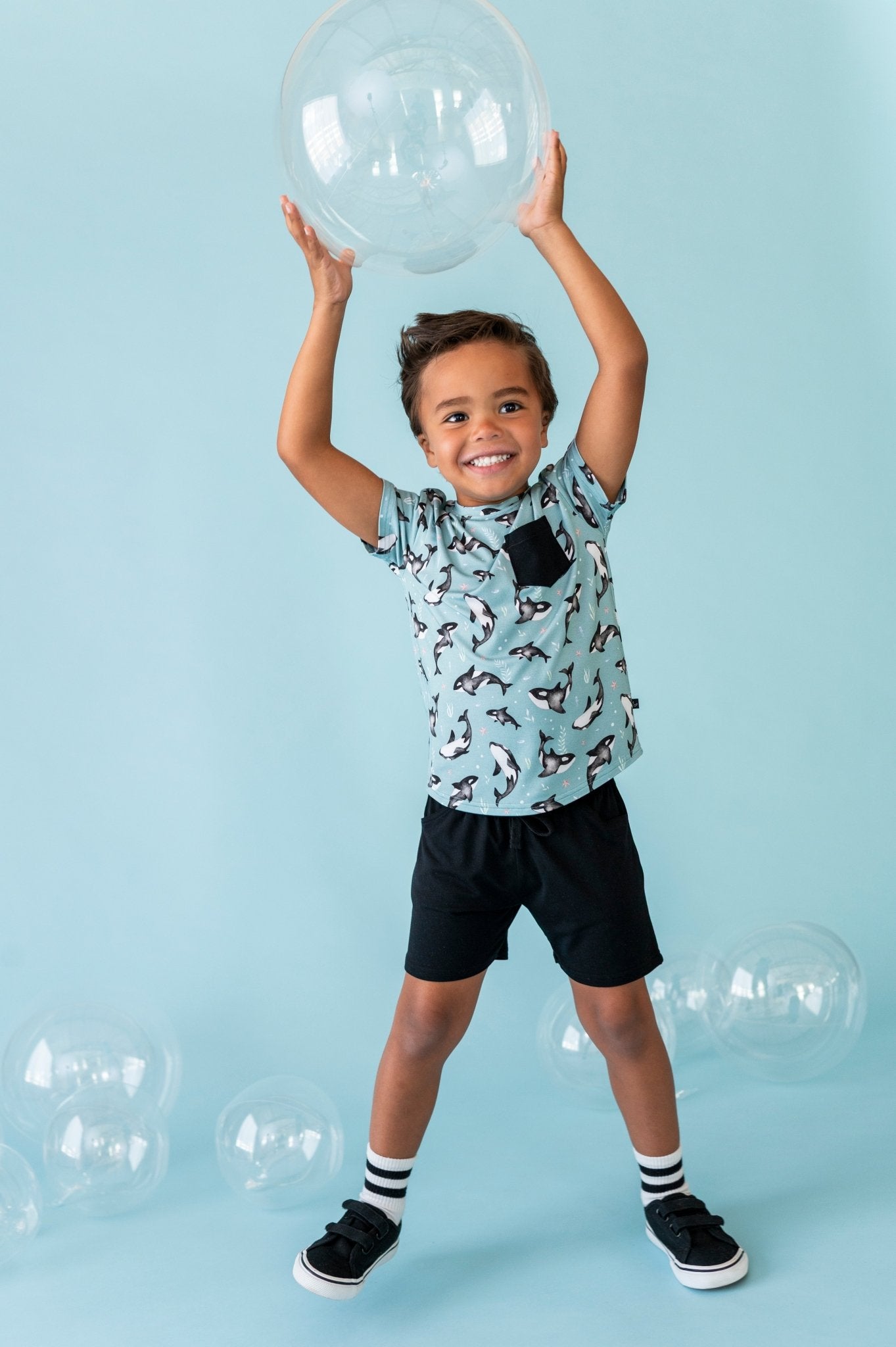 Relaxed Tee and Short Set - OH WHALE - The Sleepy Sloth