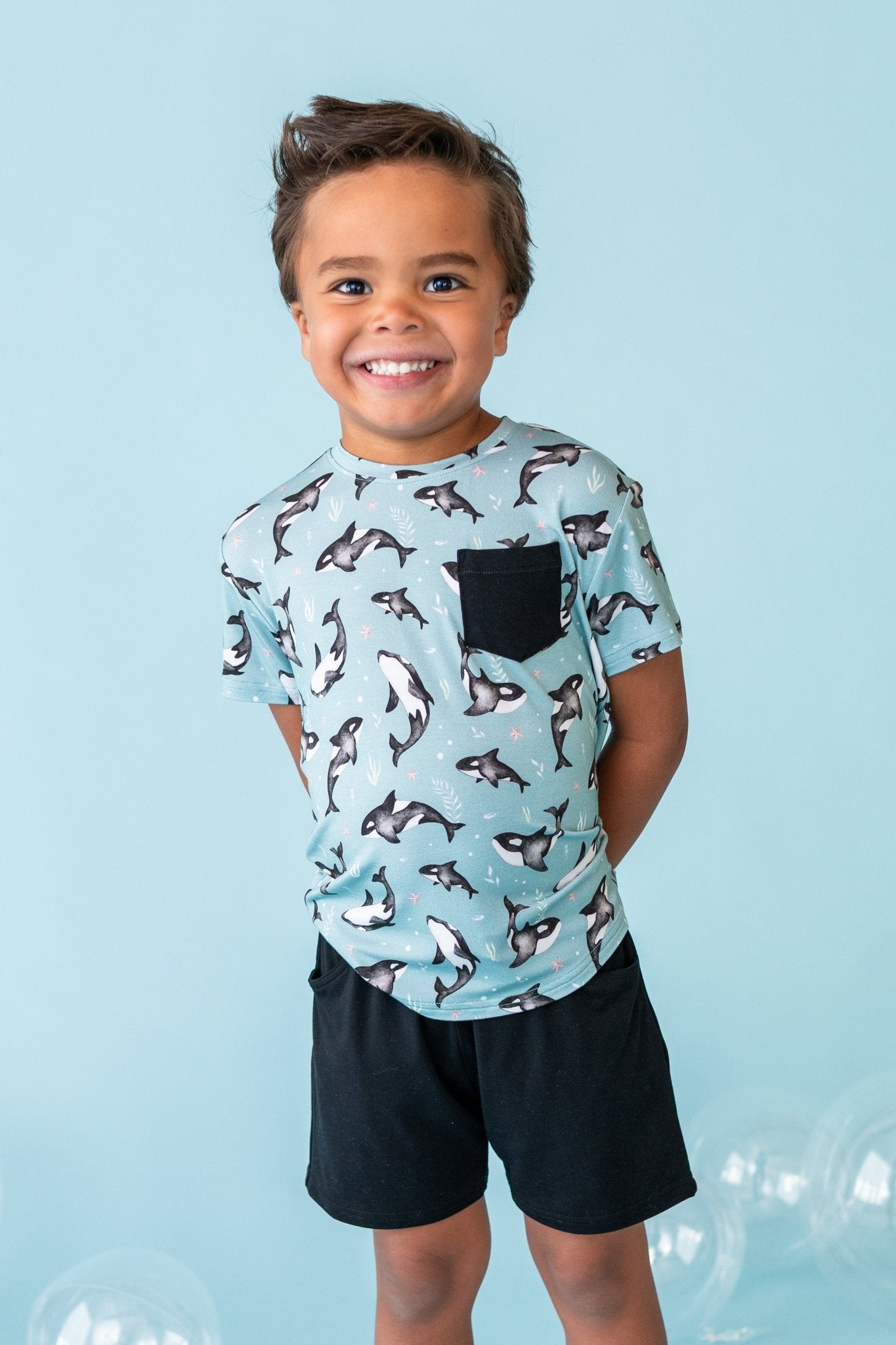 Relaxed Tee and Short Set - OH WHALE - The Sleepy Sloth