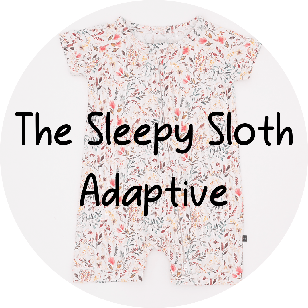 RIBBED ADAPTIVE SHORTIE - FALL FOLIAGE - The Sleepy Sloth