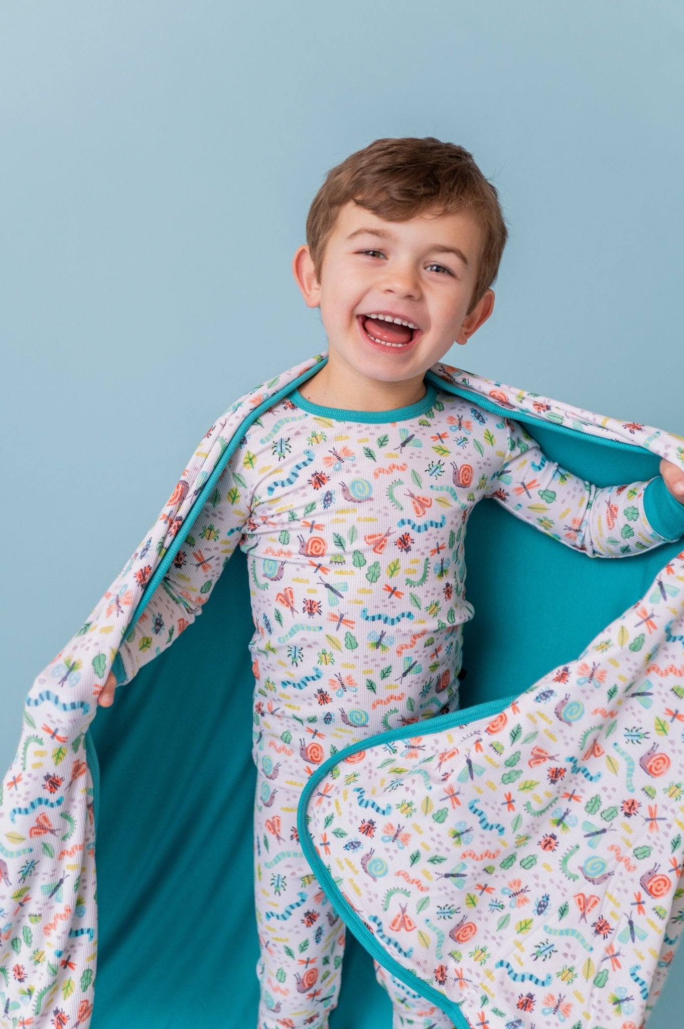 RIBBED TODDLER BLANKIE - SNUGGLE BUGS - The Sleepy Sloth