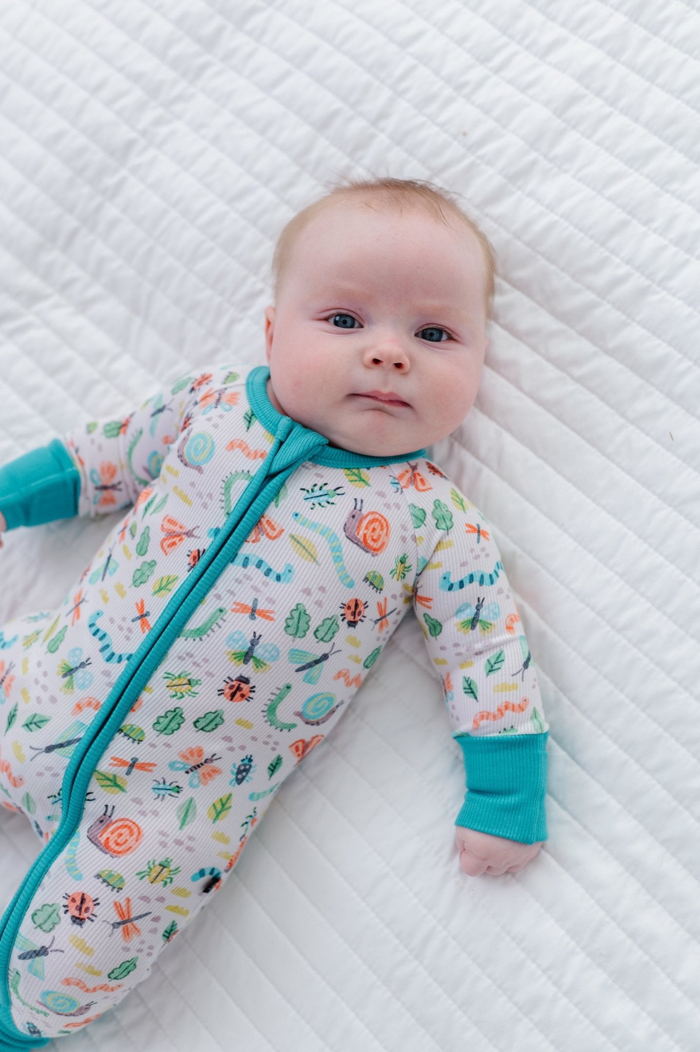 RIBBED ZIP JAMMIES - SNUGGLE BUGS - The Sleepy Sloth