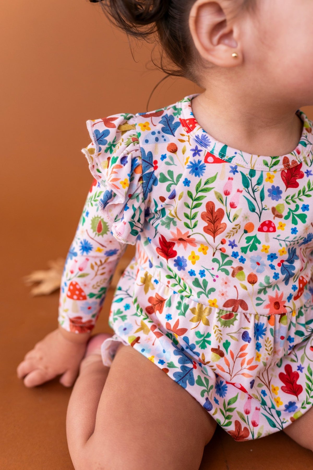 Ruffle Bubble Romper - Toadstool Meadow - The Sleepy Sloth