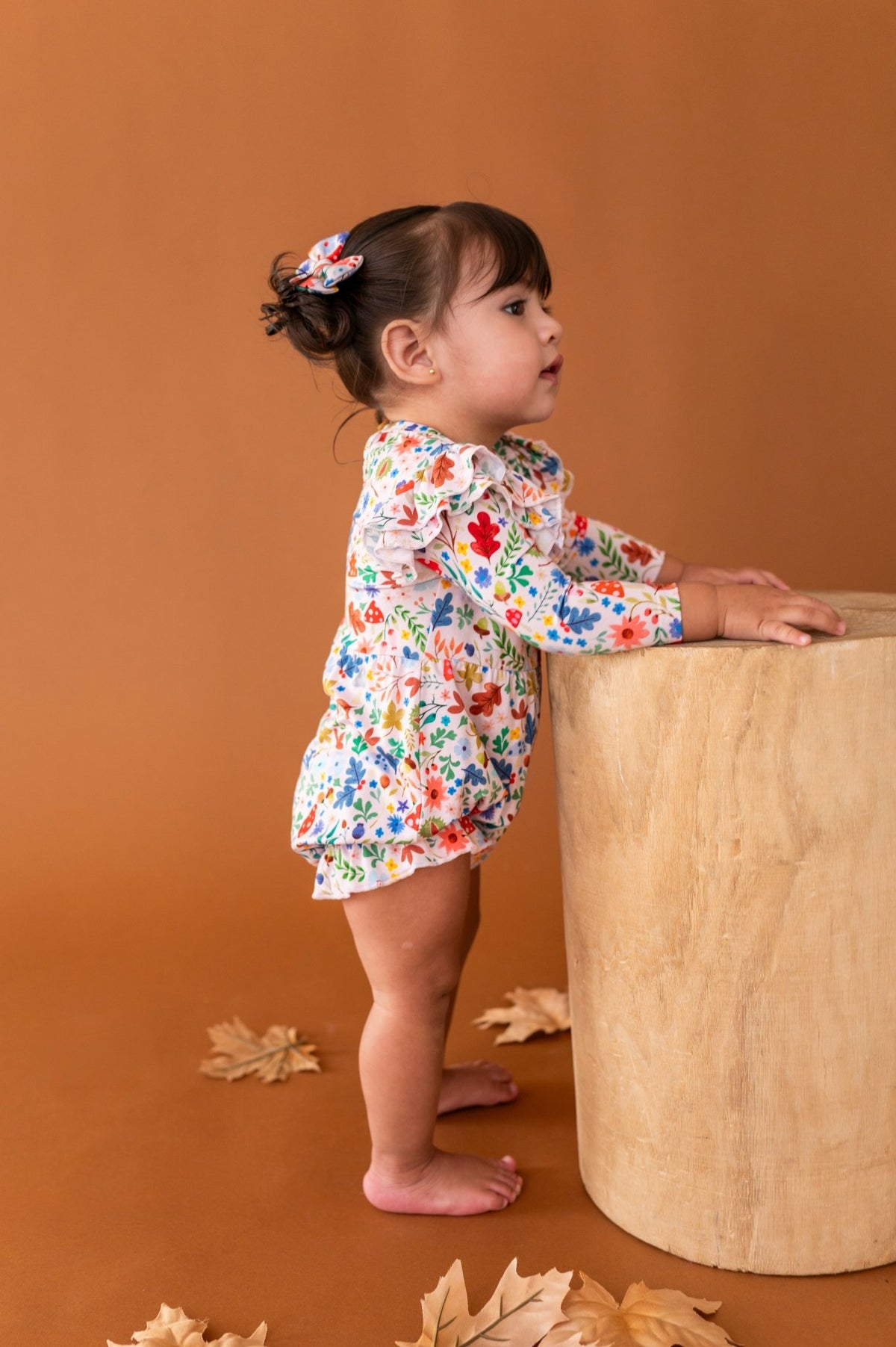 Ruffle Bubble Romper - Toadstool Meadow - The Sleepy Sloth