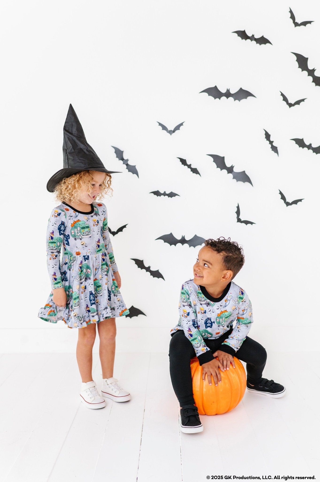 RUFFLE TWIRL DRESS - A TRASH TRUCK™ HALLOWEEN - The Sleepy Sloth