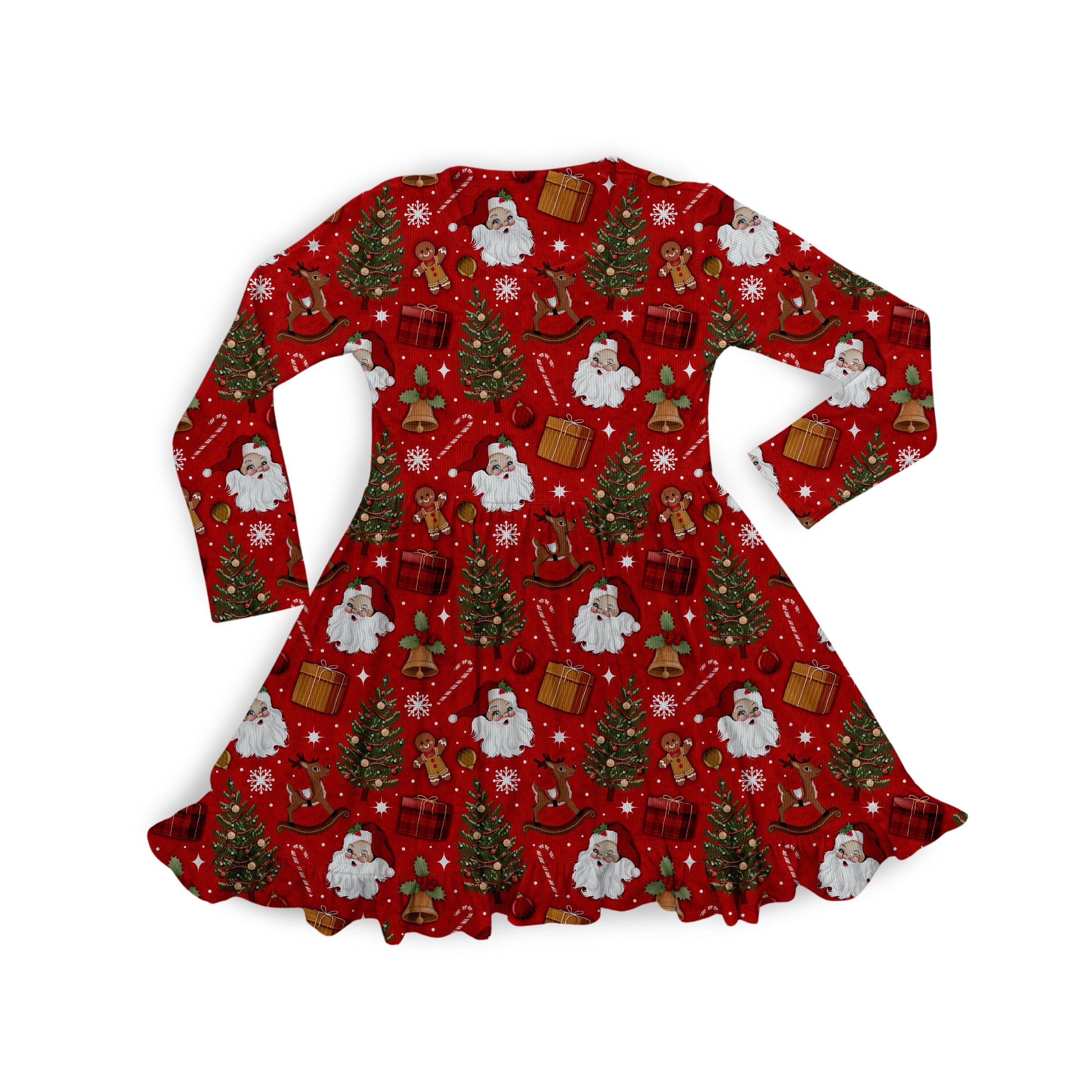 Preorder Twirlie Dress - Jolly St Nick