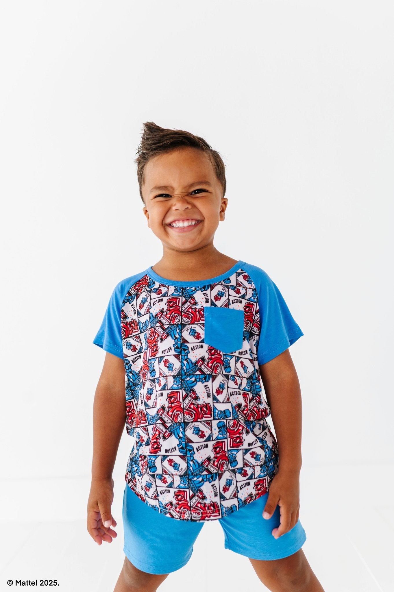 SHORT SLEEVE GRAPHIC TEE SET - ROCK 'EM SOCK 'EM™ - The Sleepy Sloth
