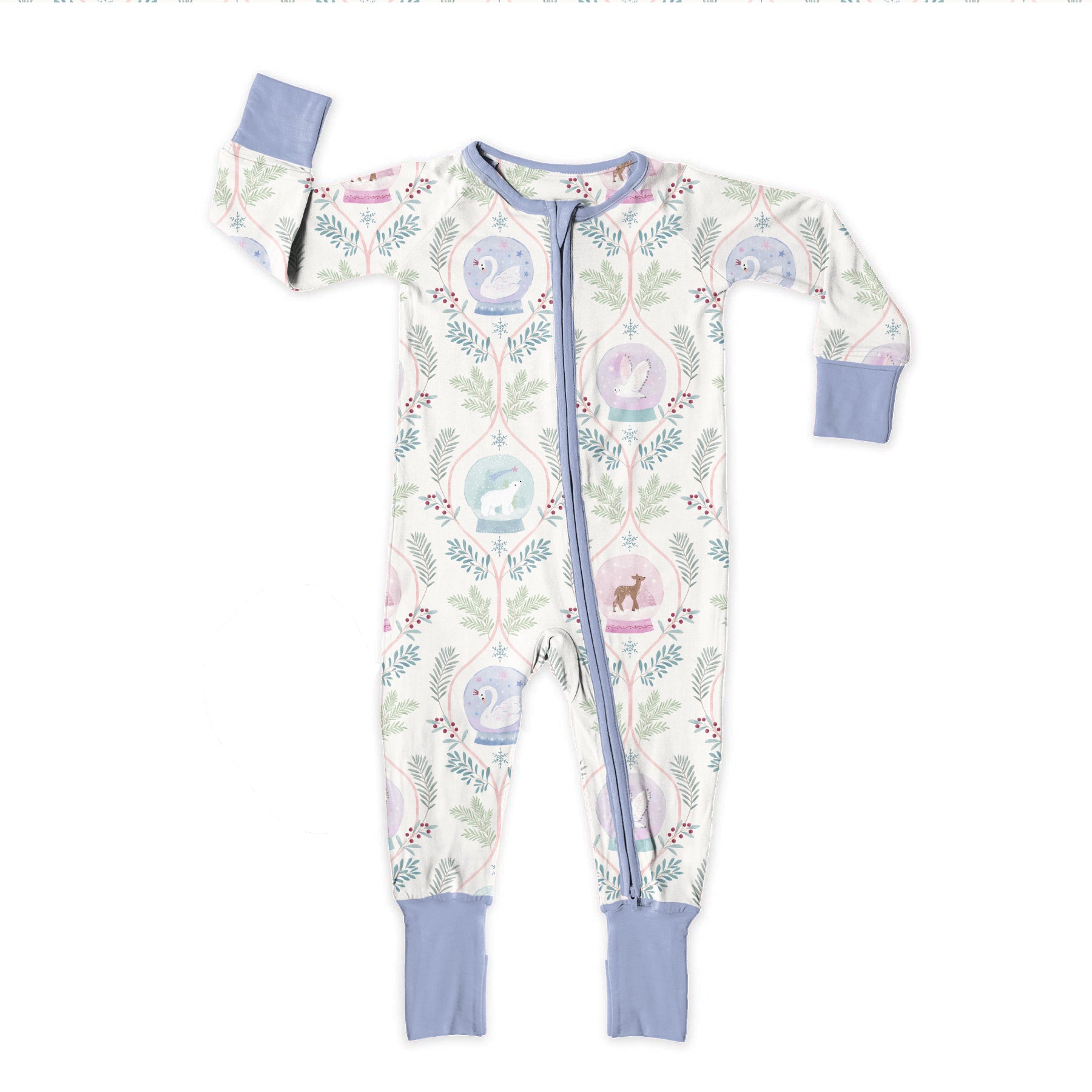 Preorder Zip Jammies - Snow Much Wonder