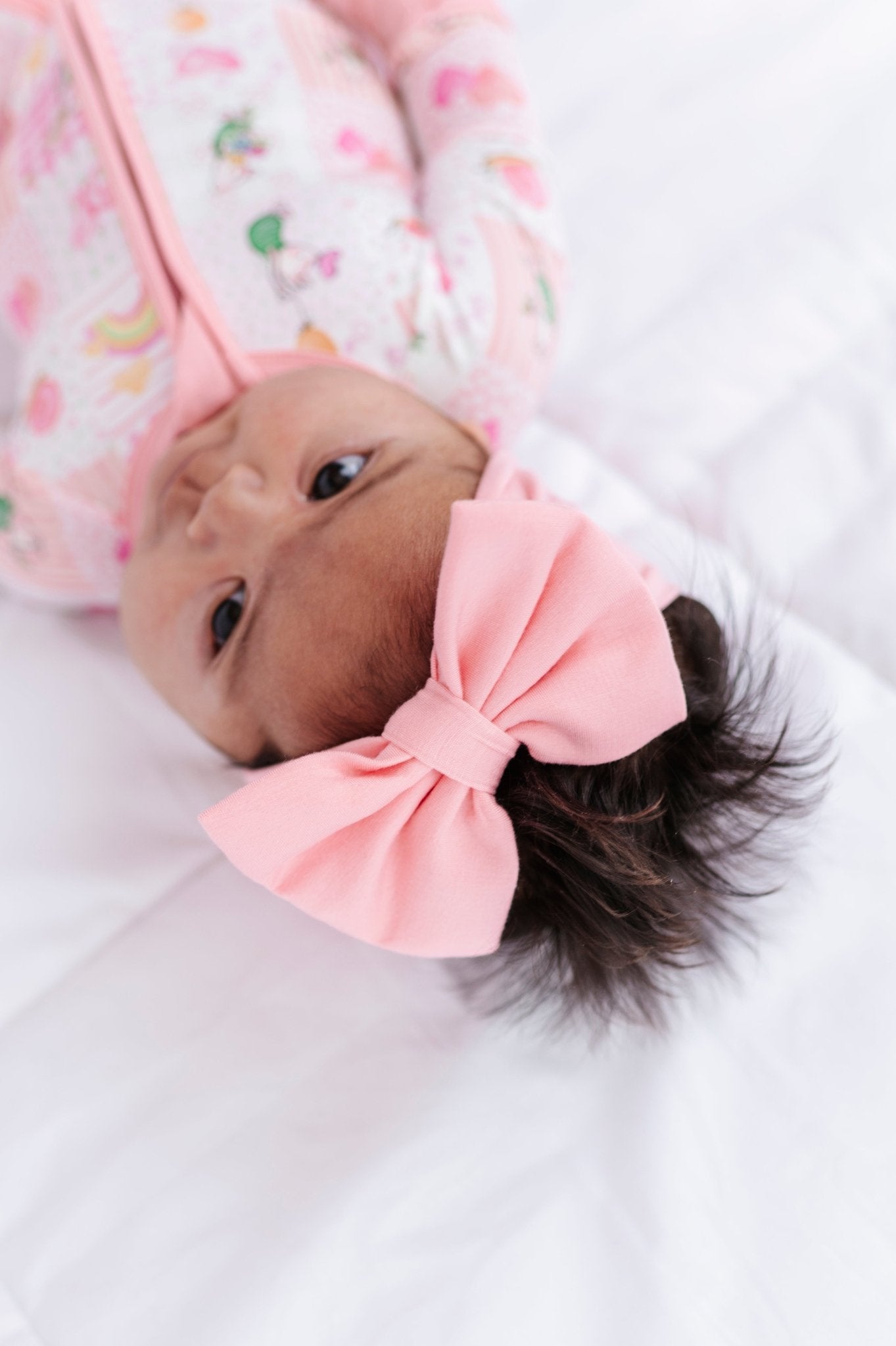 Solid Bow - PRETTY IN PIGLET - The Sleepy Sloth