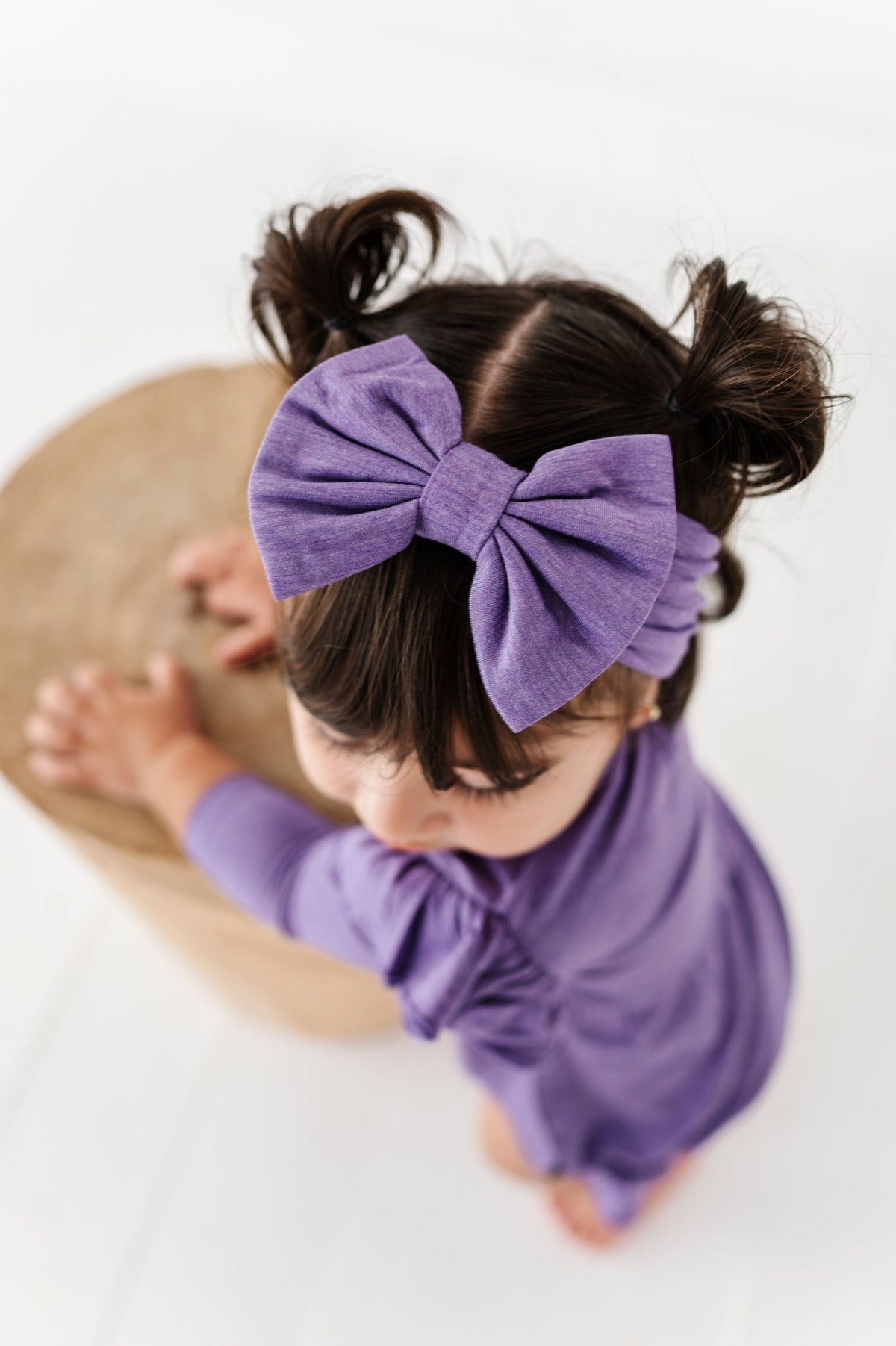 Solid Bow - Wisteria - The Sleepy Sloth