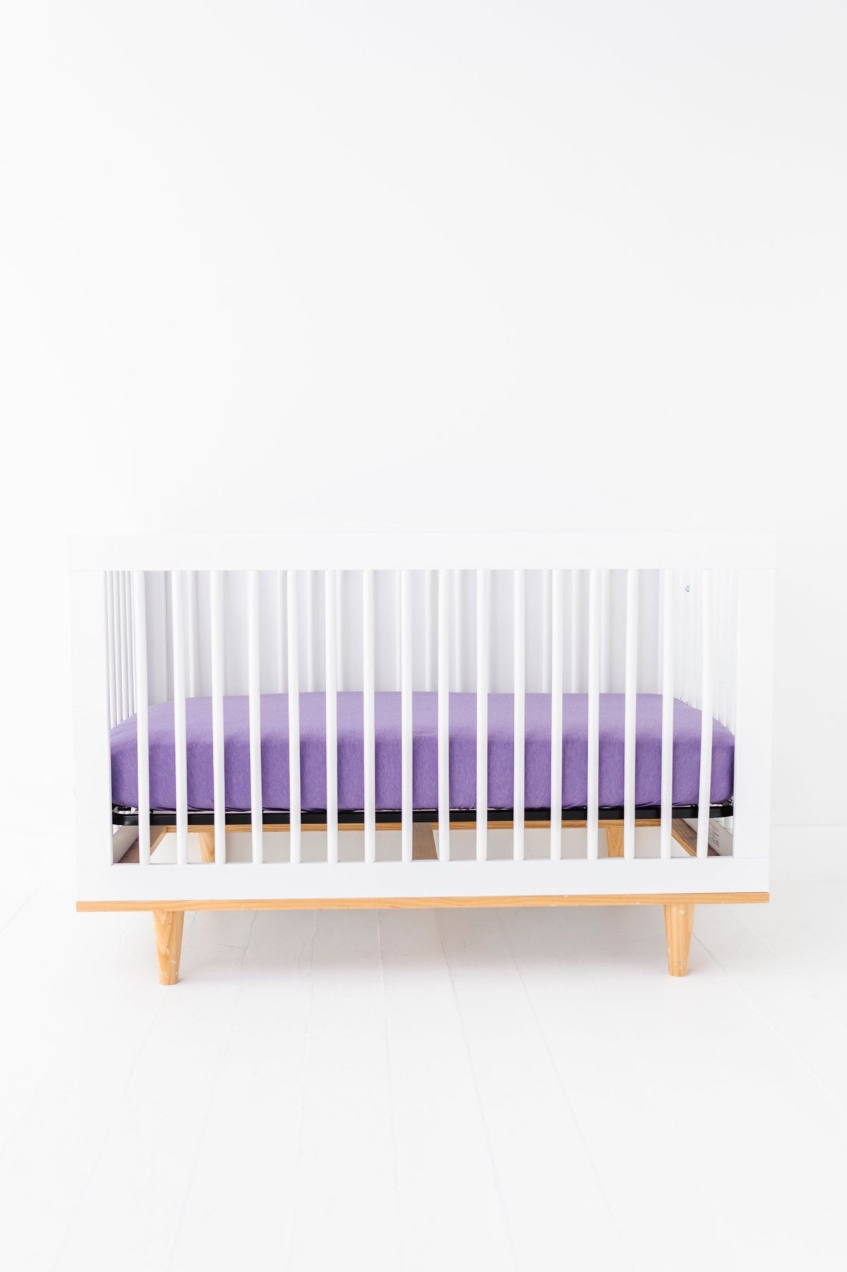 Solid Crib Sheet - Wisteria - The Sleepy Sloth