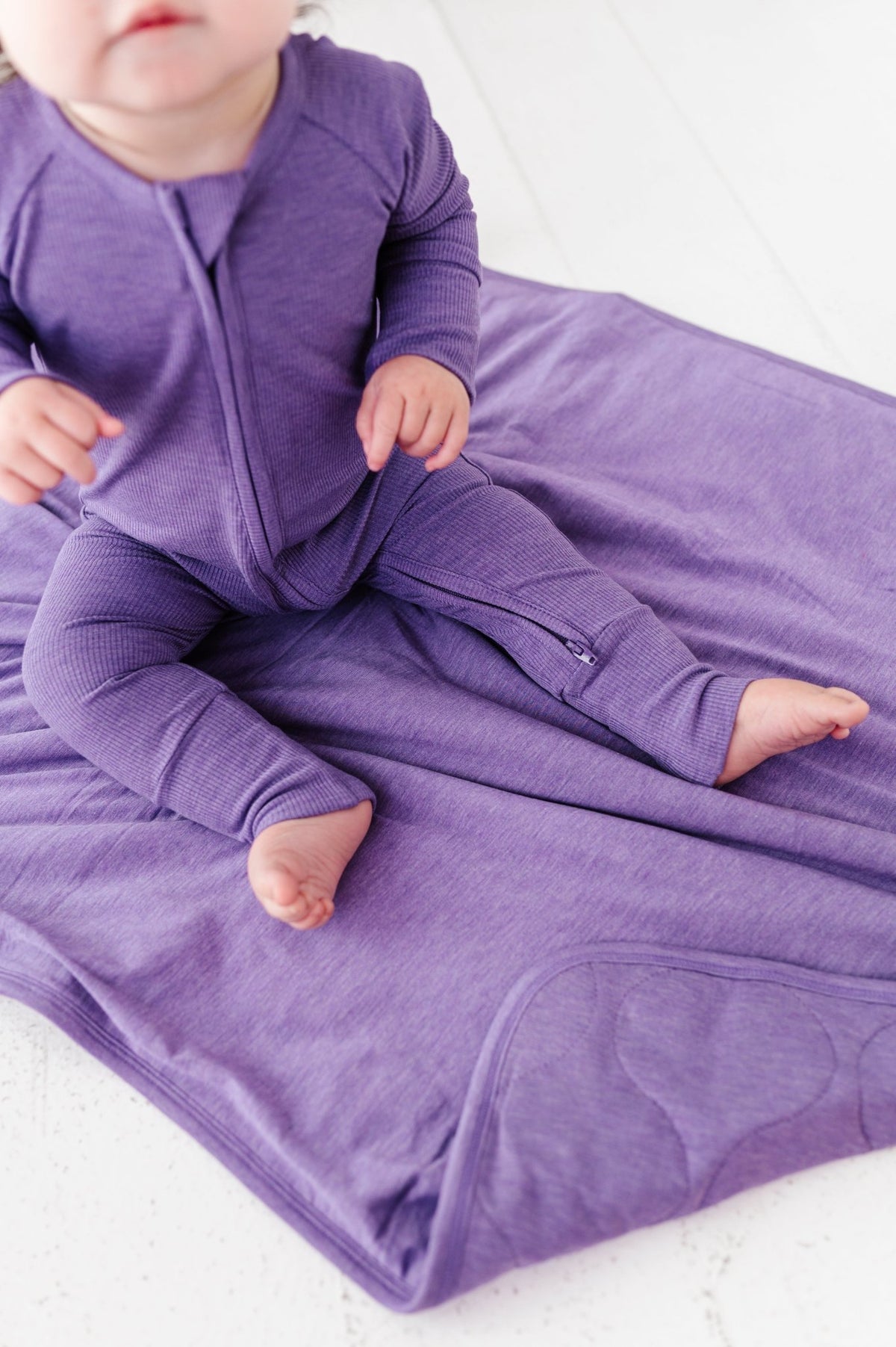 Solid Mini Blankie - Wisteria - The Sleepy Sloth