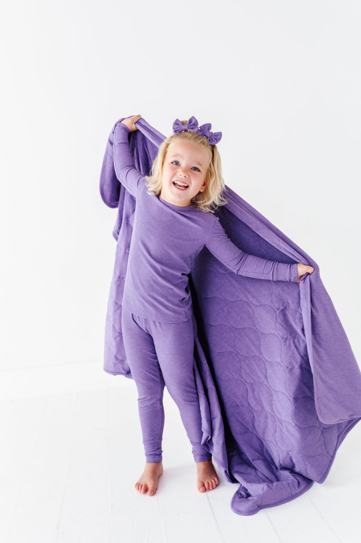 Solid Toddler Blankie - Wisteria - The Sleepy Sloth
