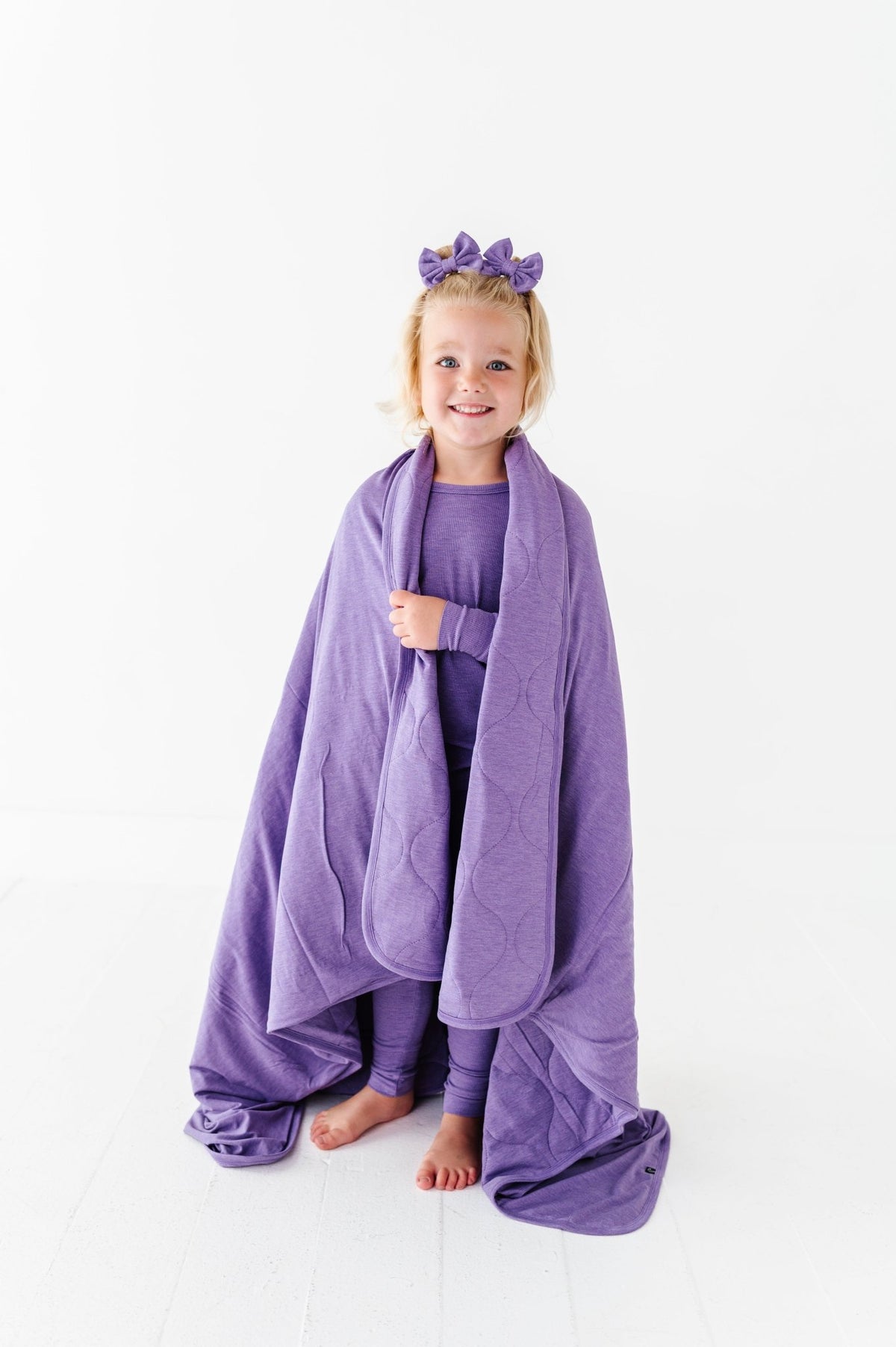 Solid Toddler Blankie - Wisteria - The Sleepy Sloth
