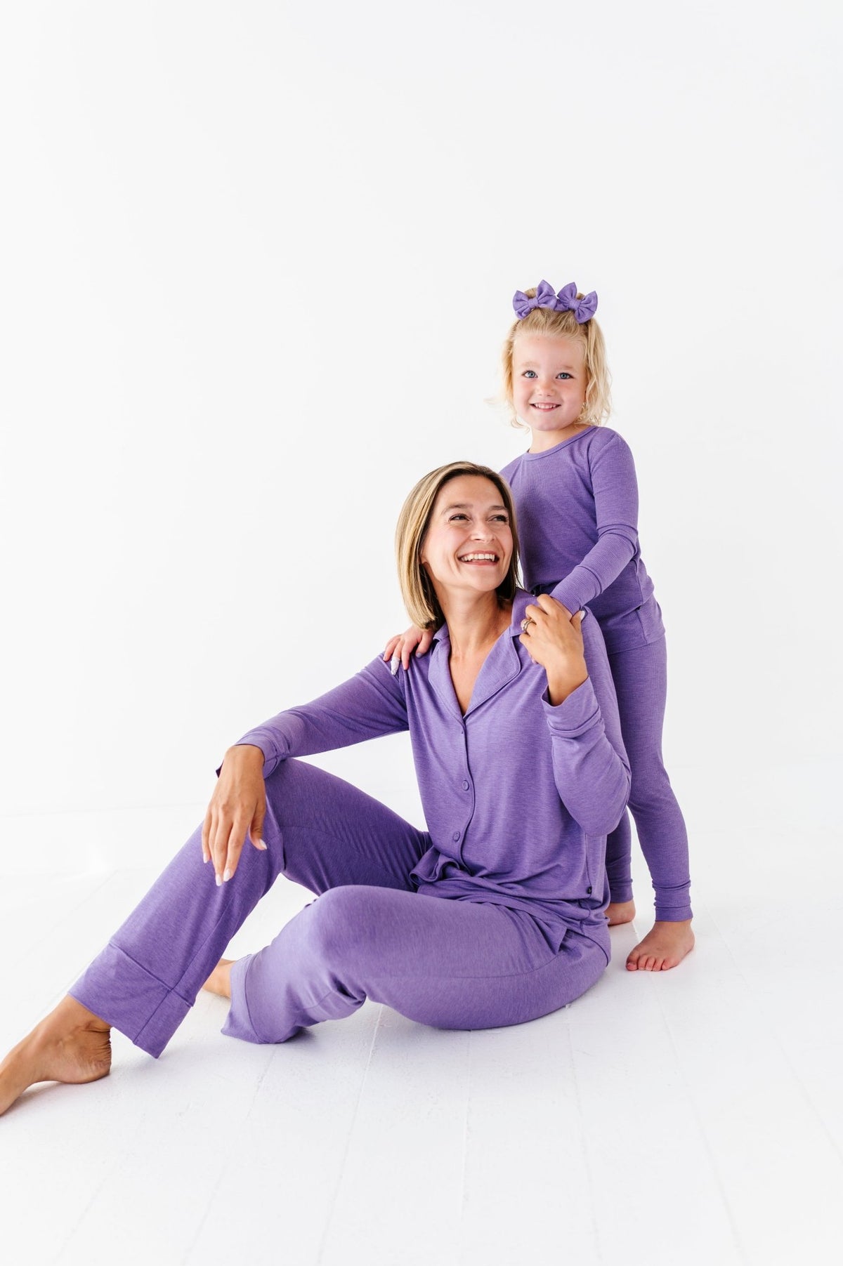 Solid Women's Luxe Pajama Set - Wisteria - The Sleepy Sloth