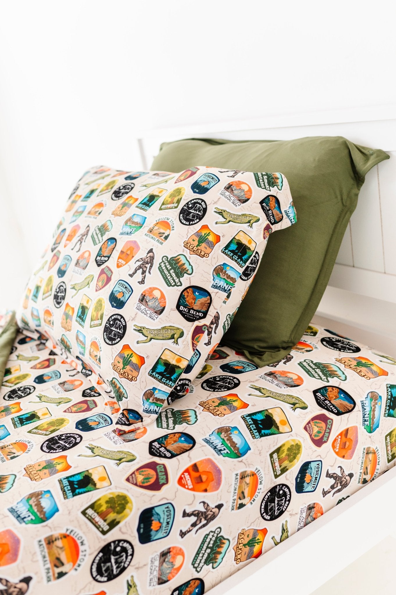 Standard Pillowcase Set - Park Passport - The Sleepy Sloth