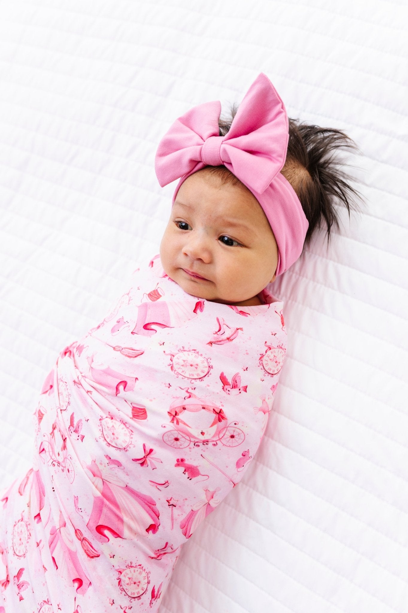 Swaddle Bow Set - ROYAL ROSÉ - The Sleepy Sloth