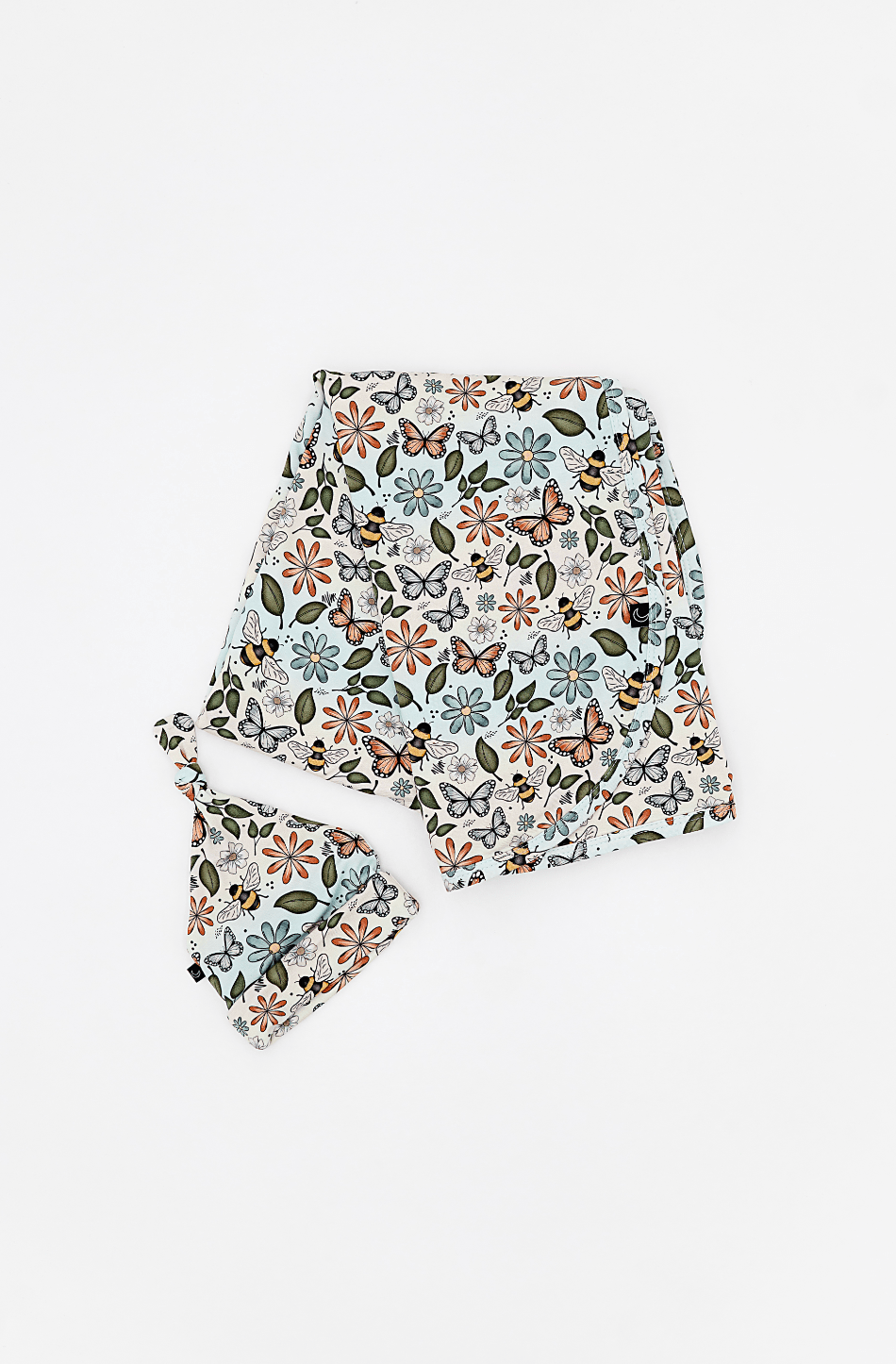 SWADDLE SET - BUZZING BLOSSOMS - The Sleepy Sloth