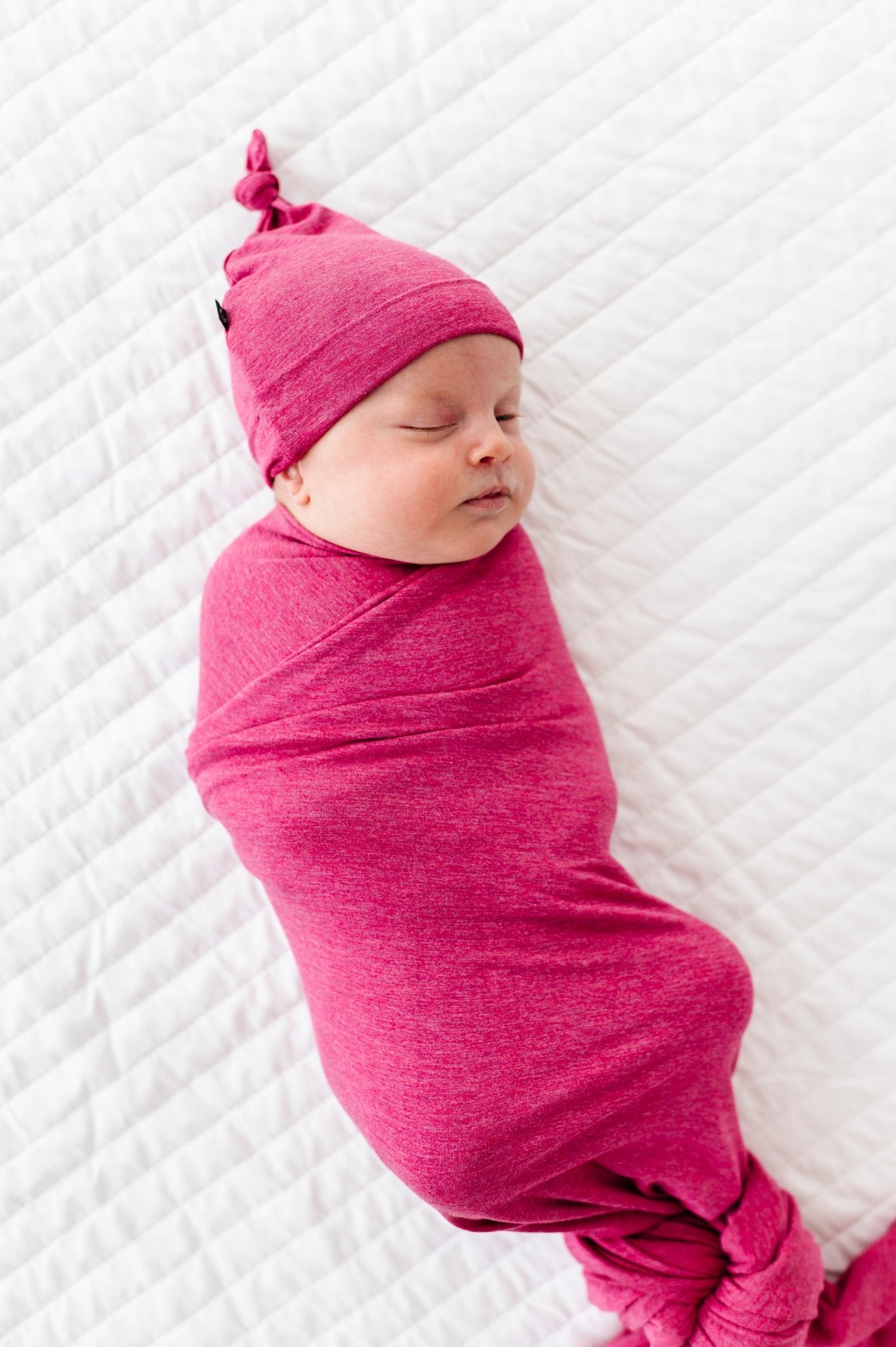 SWADDLE SET - RASPBERRY - The Sleepy Sloth