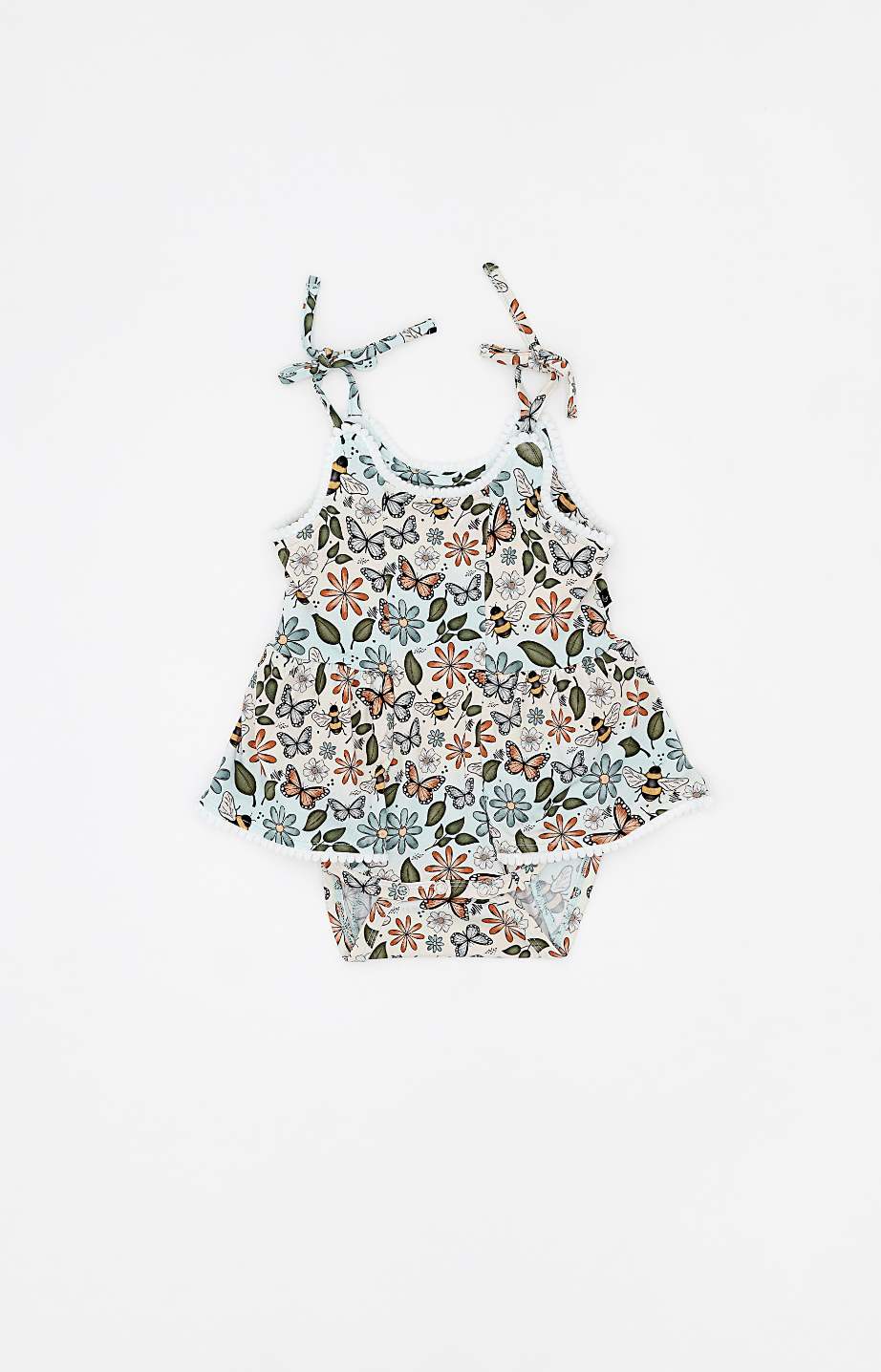 TIE STRAP BUBBLE - BUZZING BLOSSOMS - The Sleepy Sloth