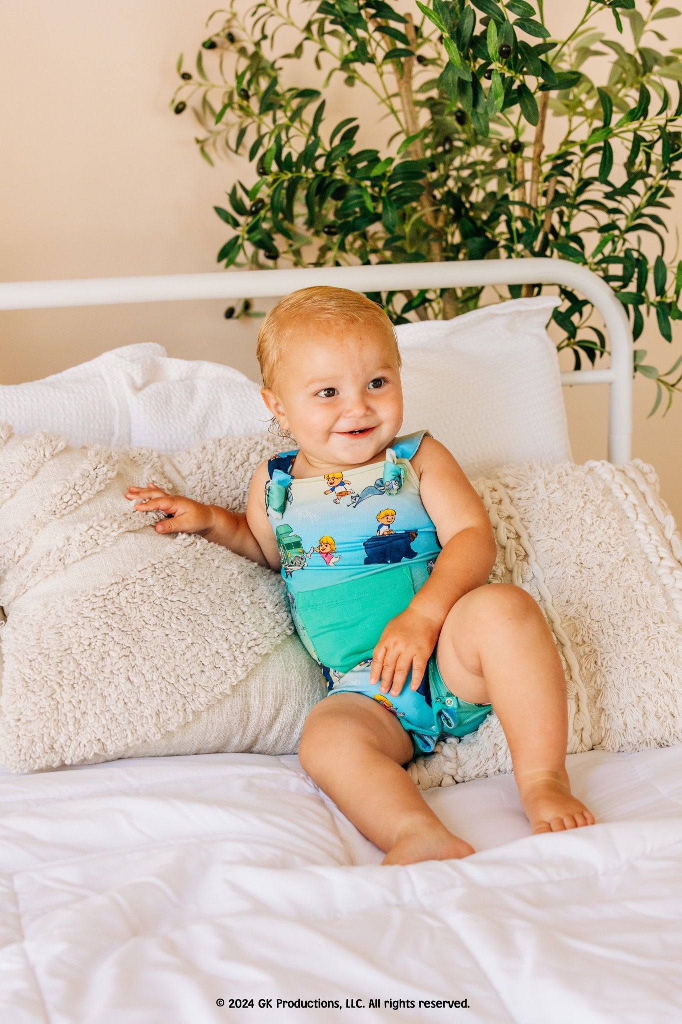 TIE STRAP SHORTALL - Honk! Honk! - The Sleepy Sloth