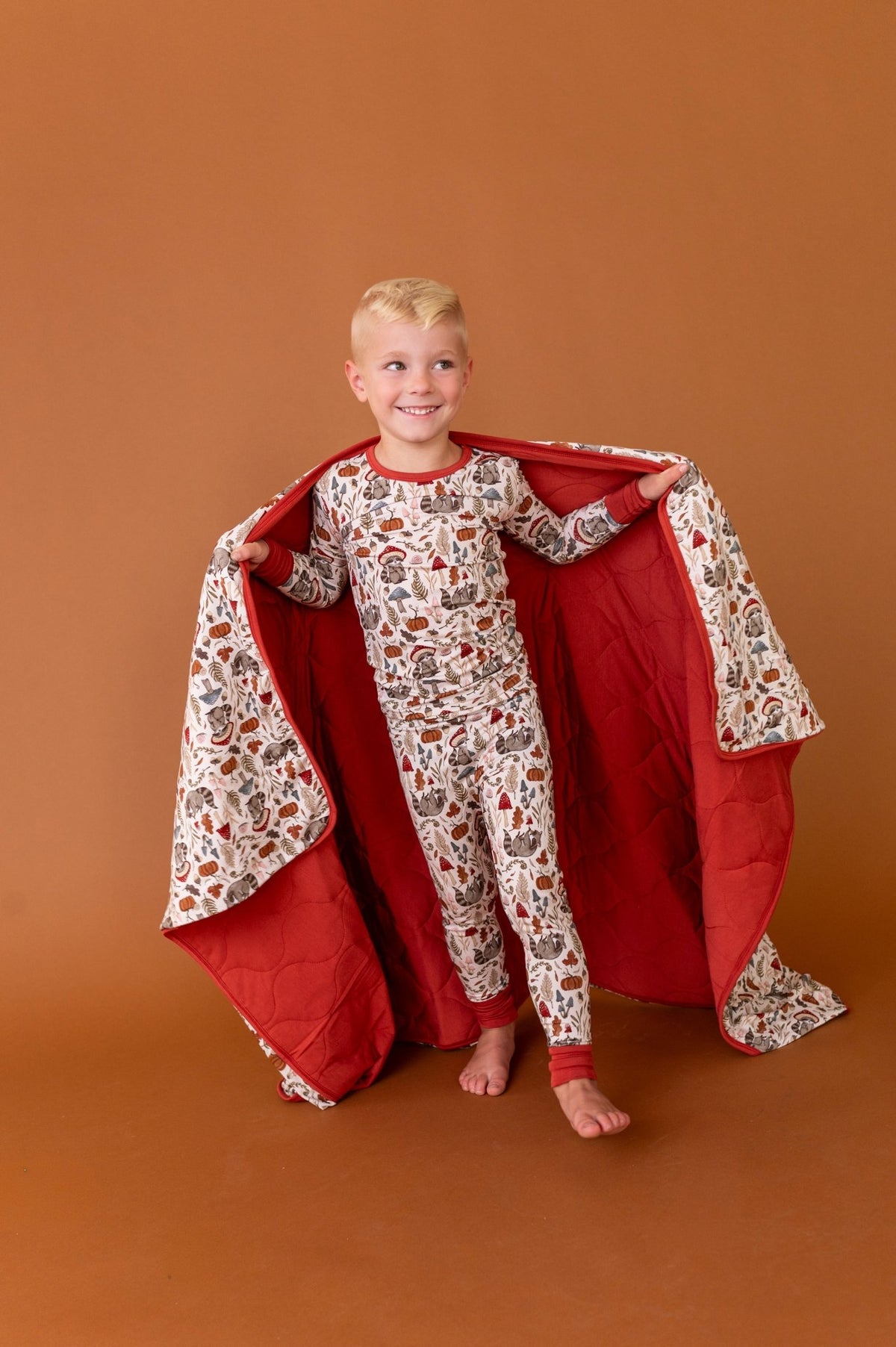 Toddler Blankie - Autumn Woodland - The Sleepy Sloth