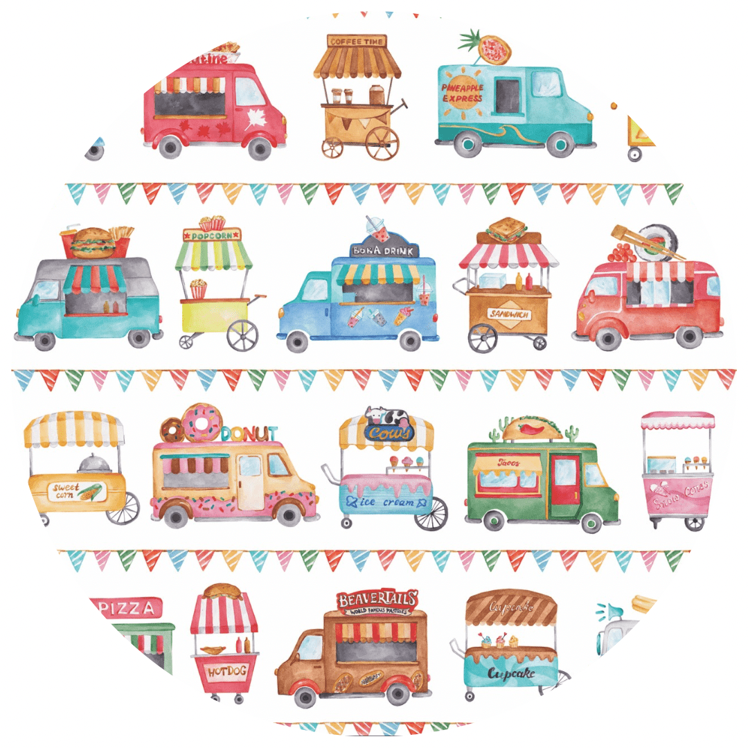 TODDLER BLANKIE - FOODIE EXPRESS - The Sleepy Sloth