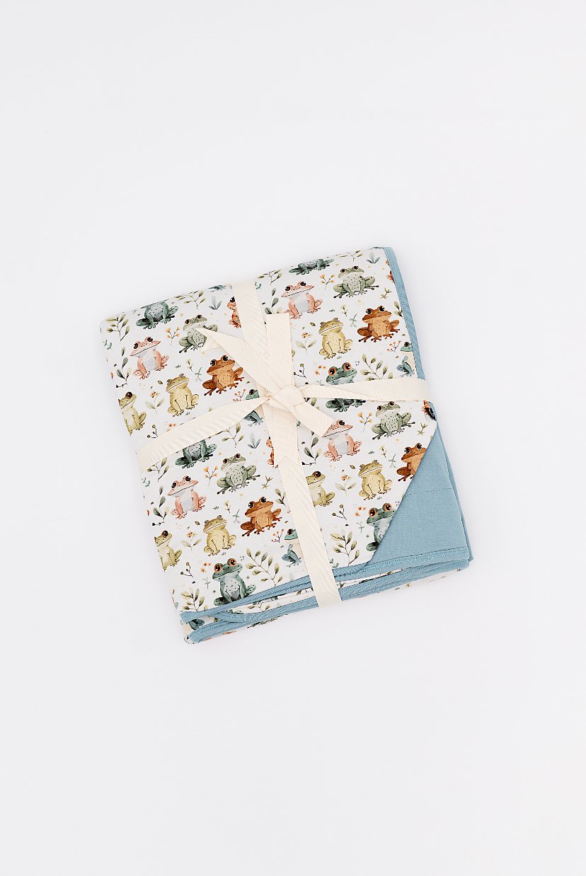 TODDLER BLANKIE - FROGGING AWESOME - The Sleepy Sloth