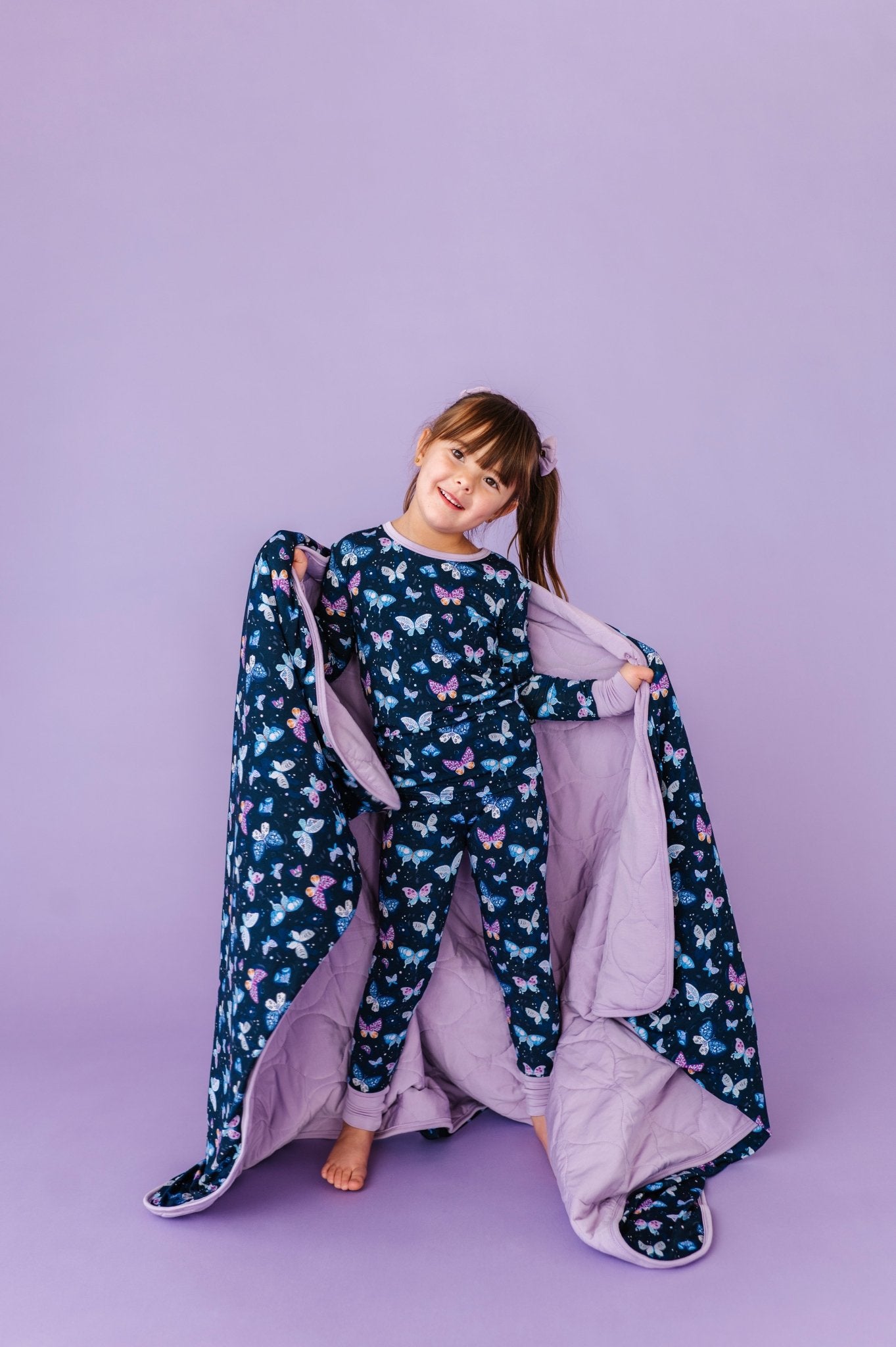 TODDLER BLANKIE - INDIGO SKIES - The Sleepy Sloth