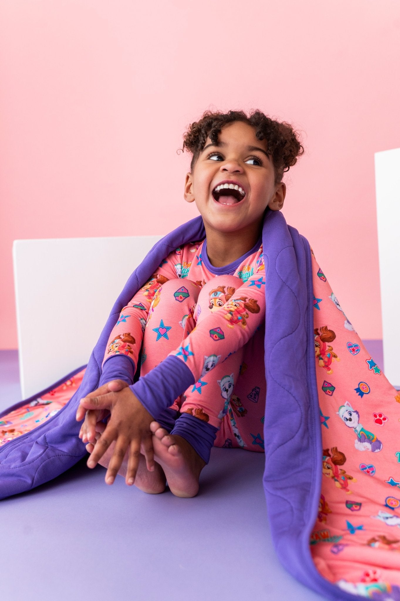 TODDLER BLANKIE - PAW PATROL™ ALL - STARS PAWfect Pink Crew - The Sleepy Sloth