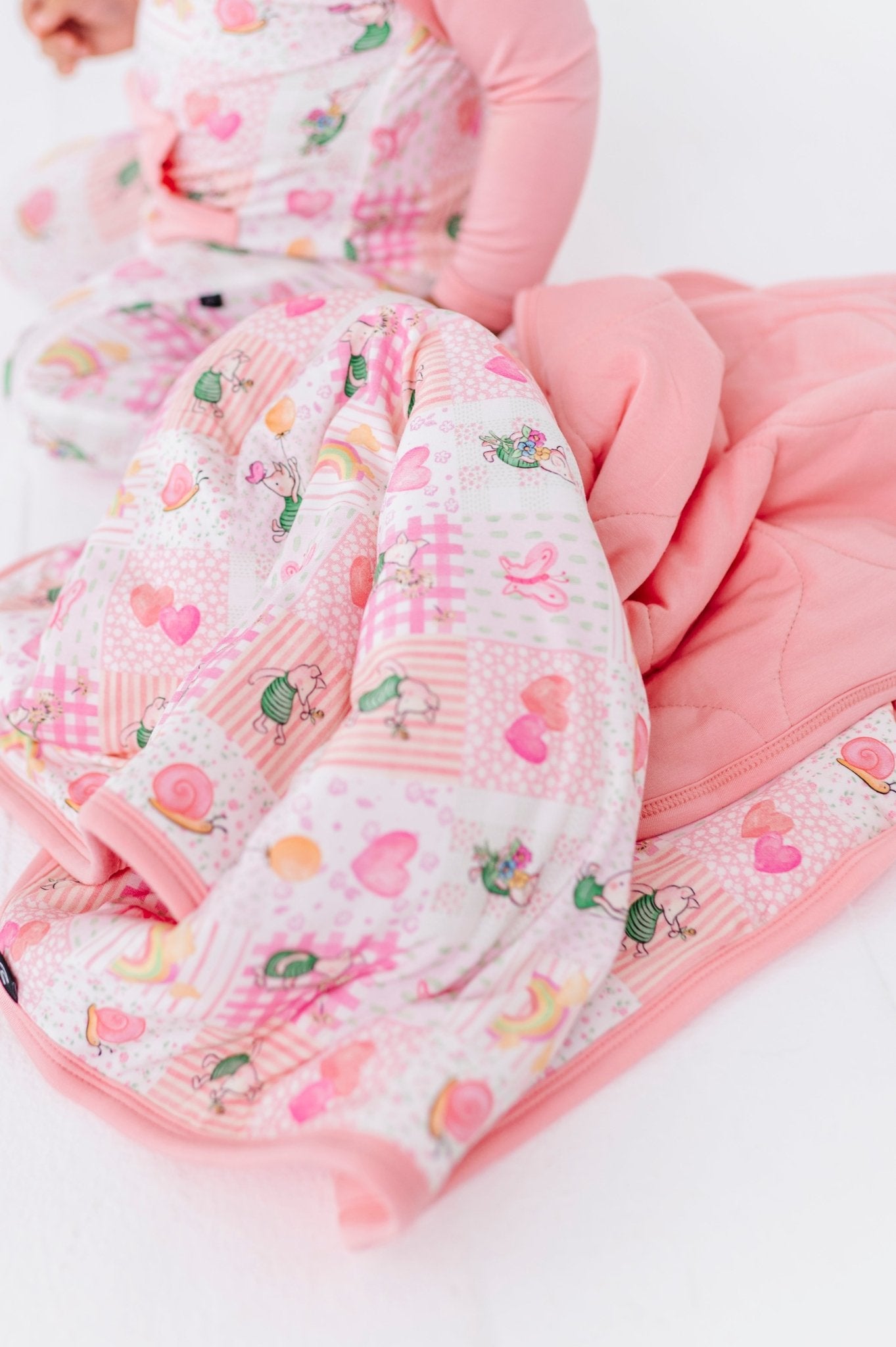Toddler Blankie - PRETTY IN PIGLET - The Sleepy Sloth