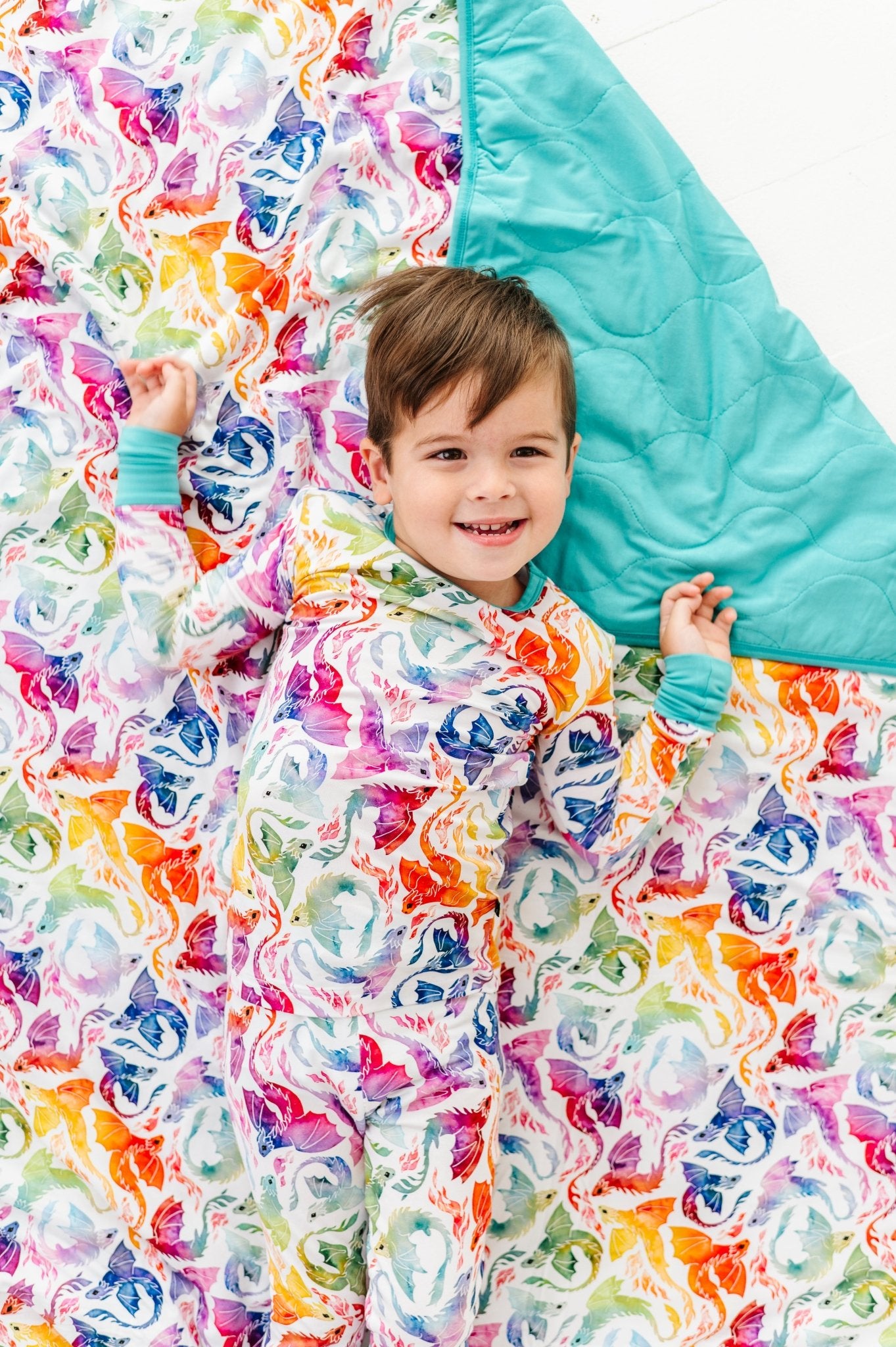 TODDLER BLANKIE - RAINBOW TAILS - The Sleepy Sloth