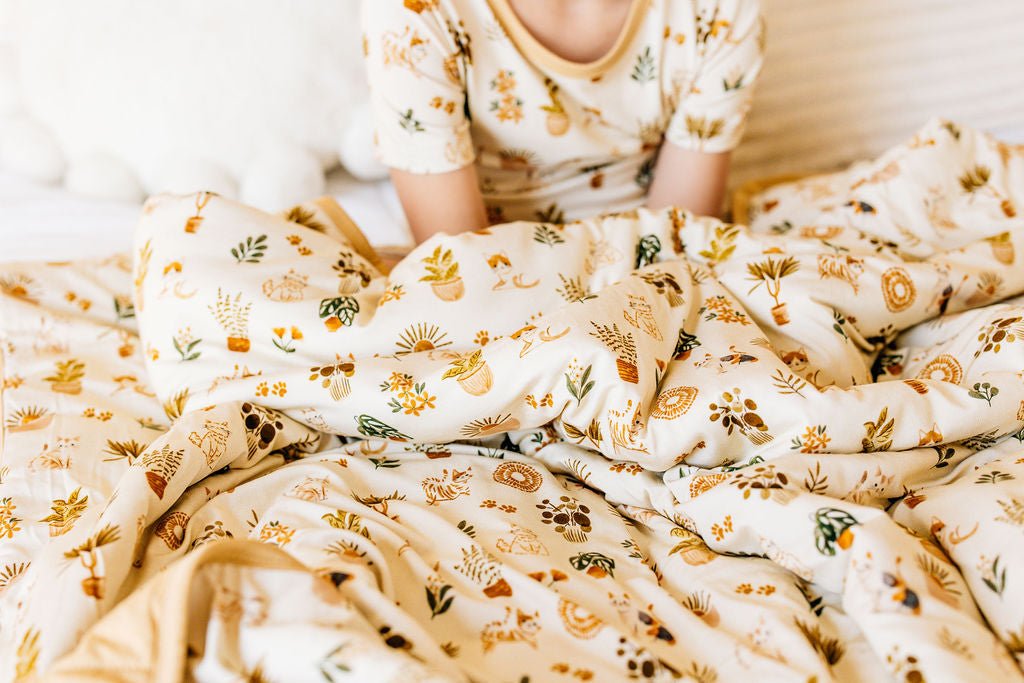 TODDLER BLANKIE - WHISKERS & WALLFLOWERS - The Sleepy Sloth