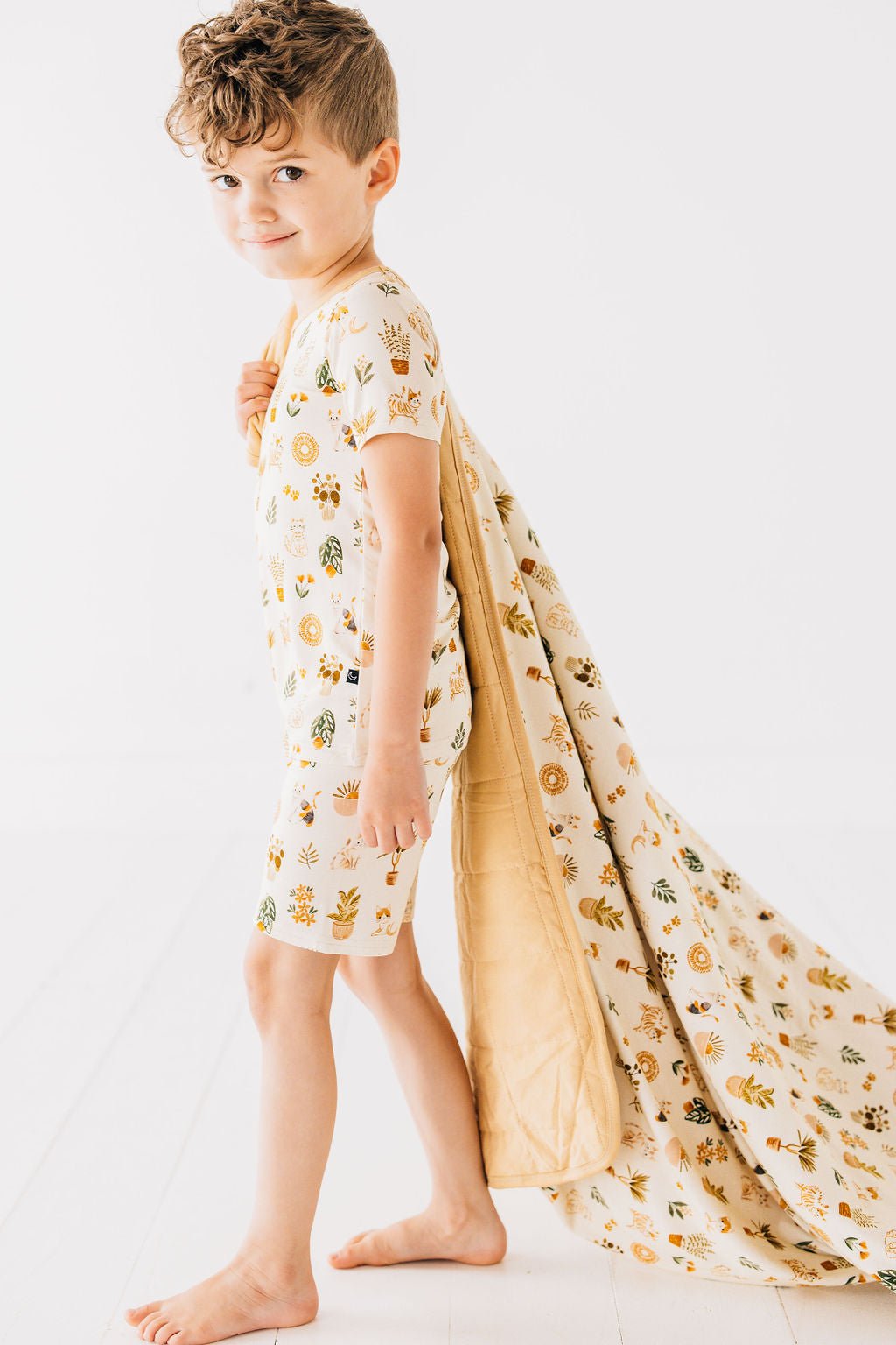 TODDLER BLANKIE - WHISKERS & WALLFLOWERS - The Sleepy Sloth