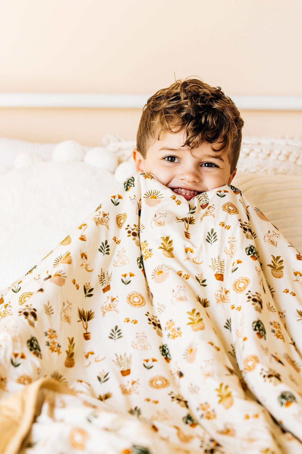 TODDLER BLANKIE - WHISKERS & WALLFLOWERS - The Sleepy Sloth