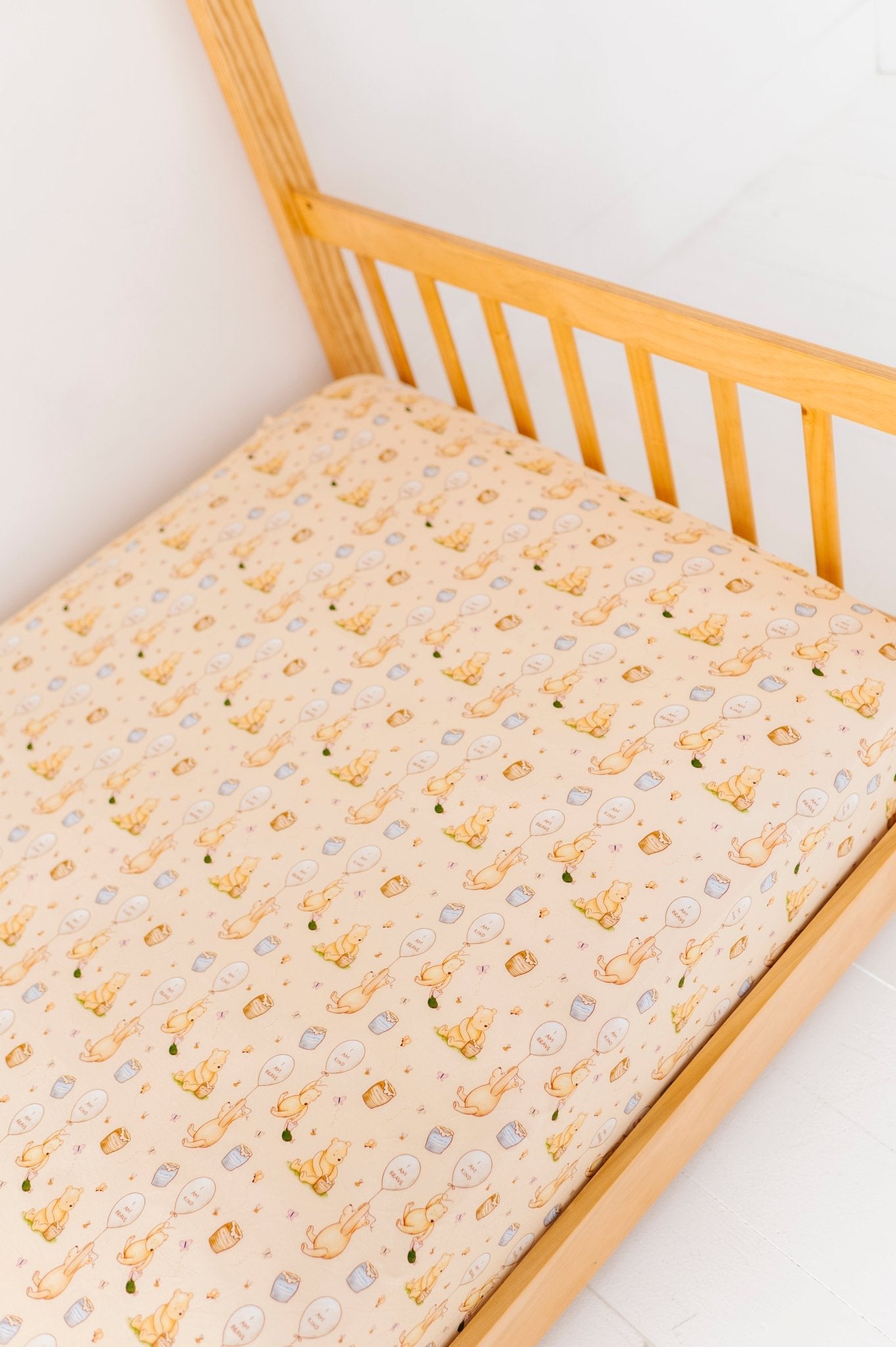 TWIN FITTED SHEET - 100 ACRES OF KINDNESS - The Sleepy Sloth