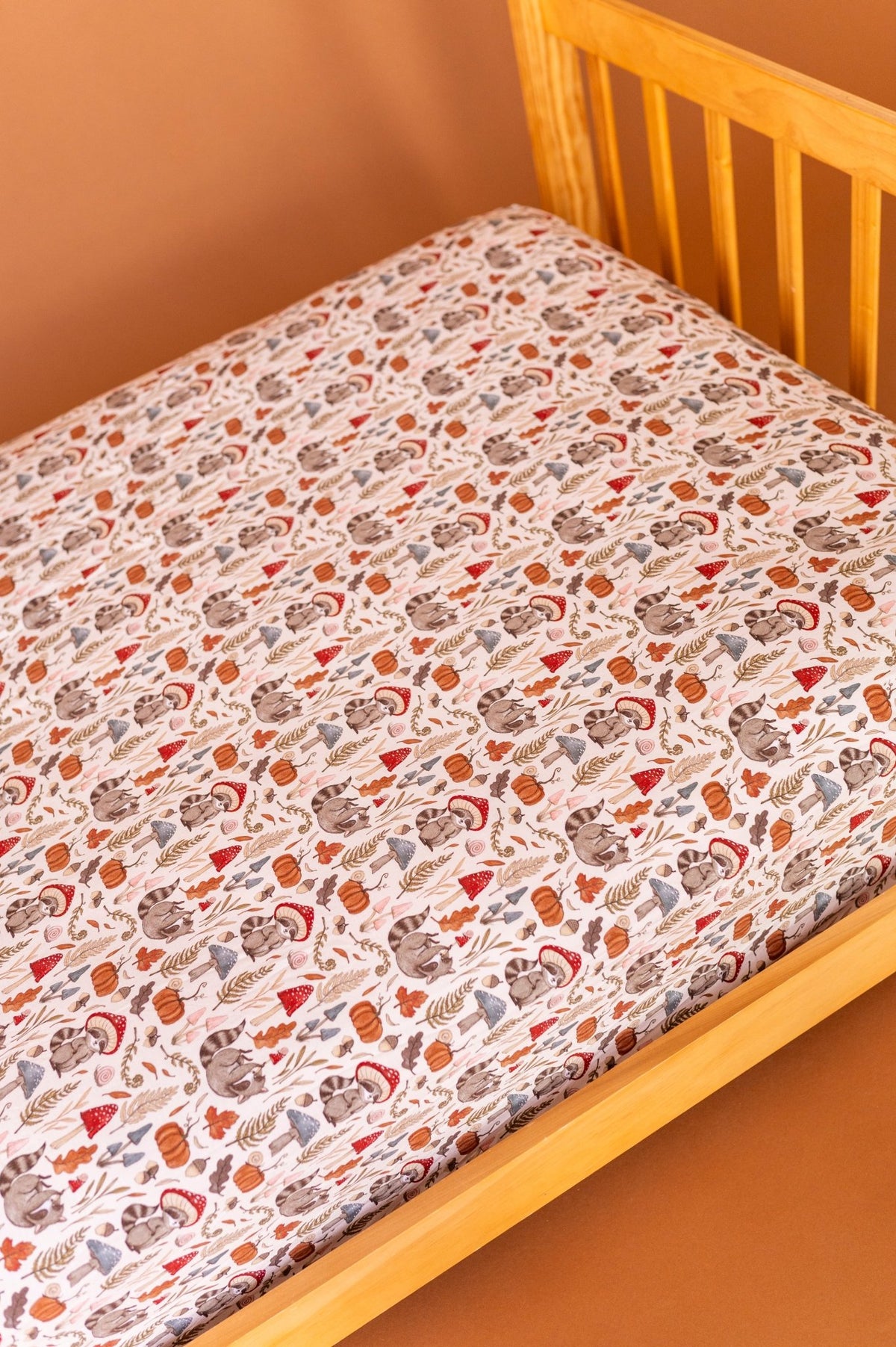Twin Fitted Sheet - Autumn Woodland - The Sleepy Sloth