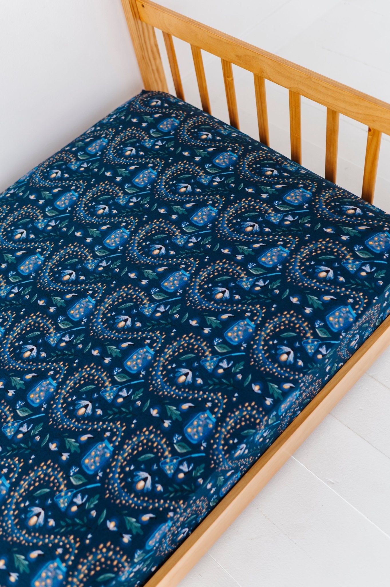 TWIN FITTED SHEET - GLOW WITH THE FLOW - The Sleepy Sloth