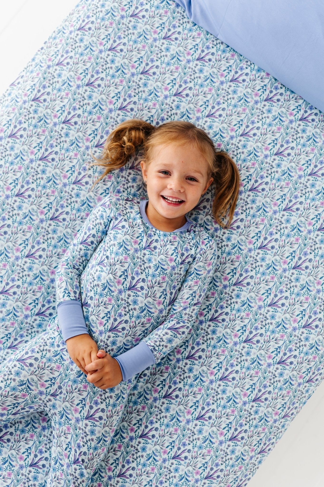 Twin Fitted Sheet - LAVENDER LOVE - The Sleepy Sloth