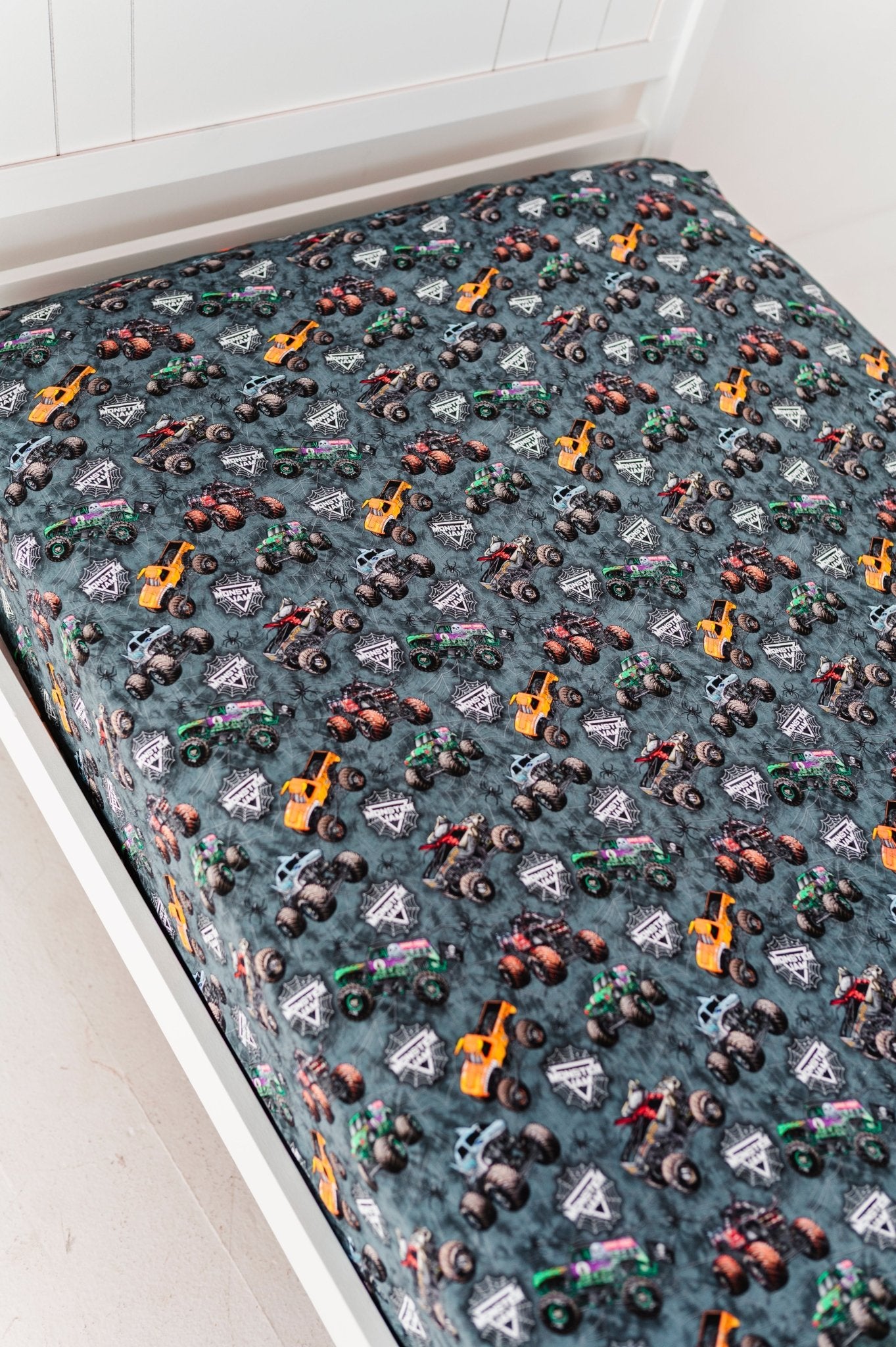Twin Fitted Sheet - Monster Jam™ Web Of Wreckage - The Sleepy Sloth
