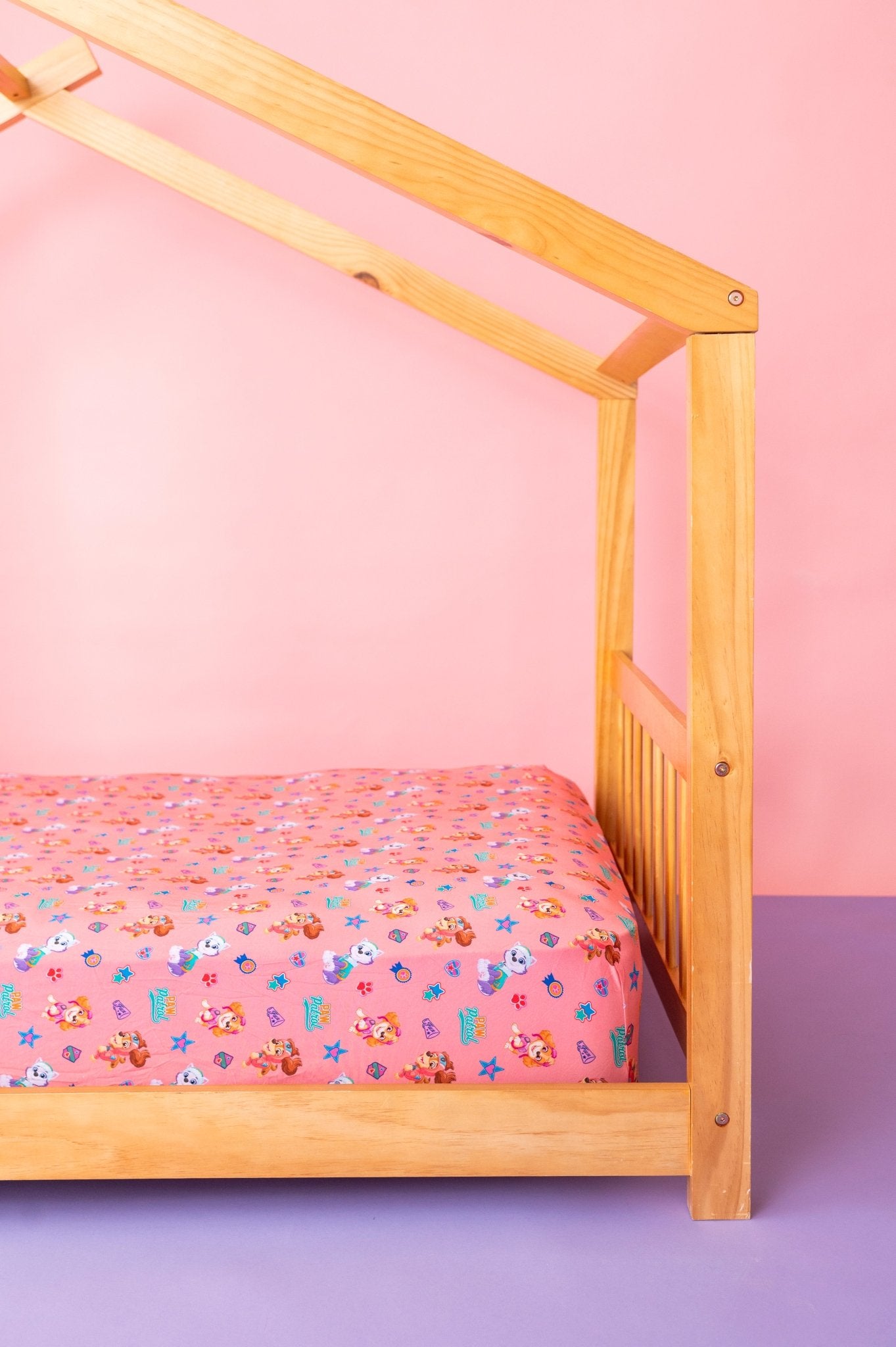 TWIN FITTED SHEET - PAW PATROL™ ALL - STARS PAWfect Pink Crew - The Sleepy Sloth