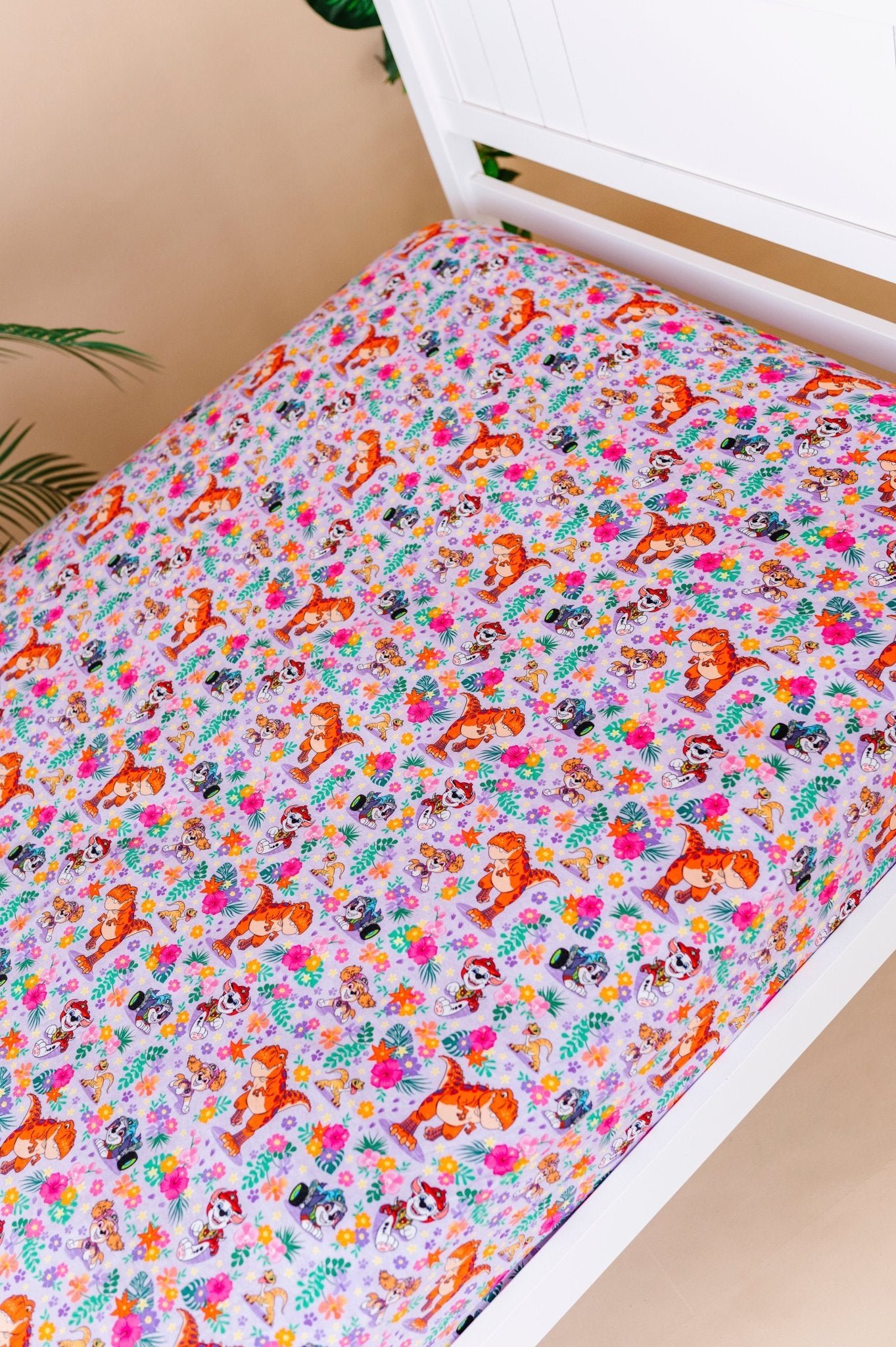 Twin Fitted Sheet - PAW Patrol: The Dino Movie™ Isla Bloom - The Sleepy Sloth