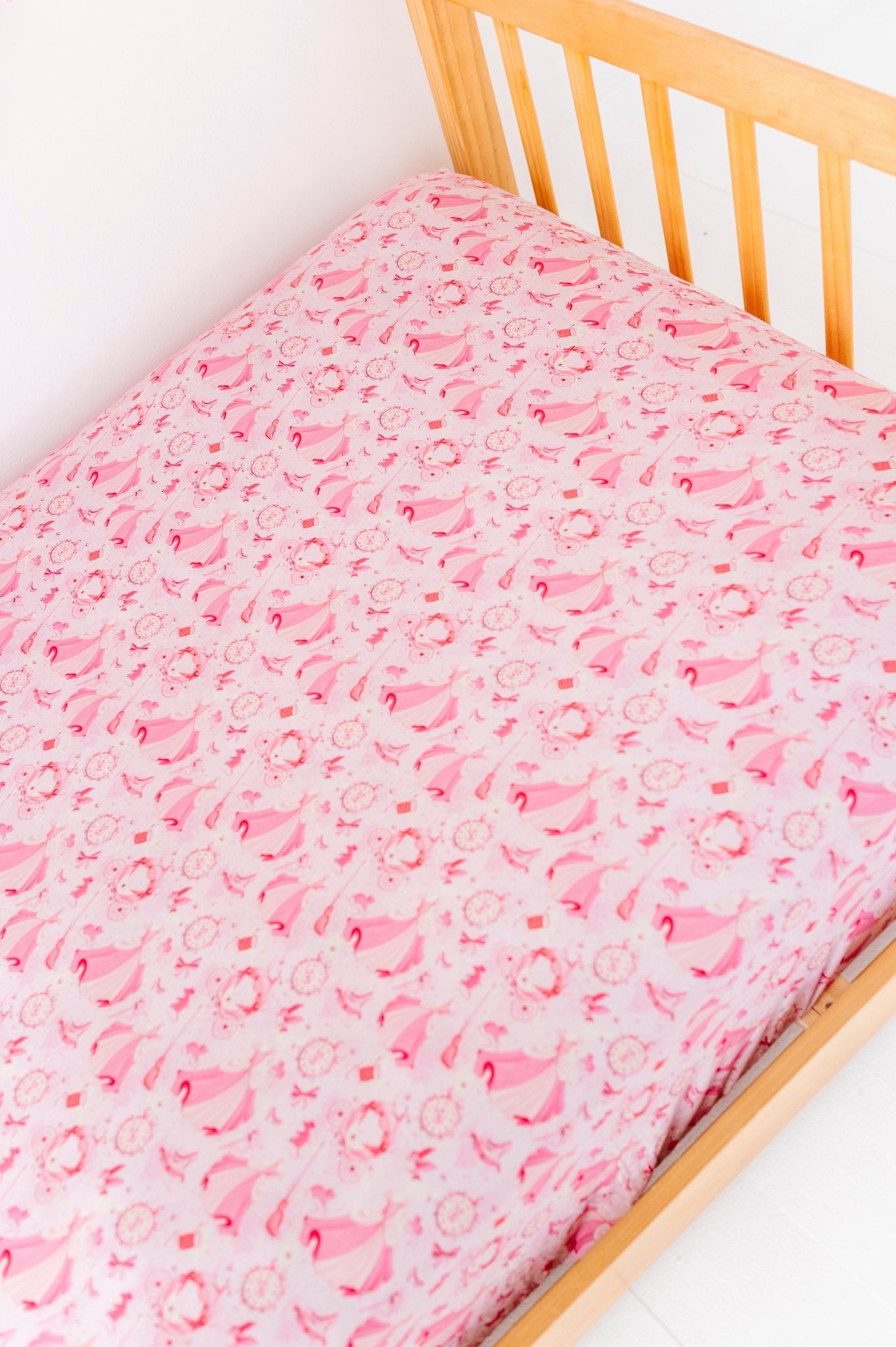 Twin Fitted Sheet - ROYAL ROSÉ - The Sleepy Sloth