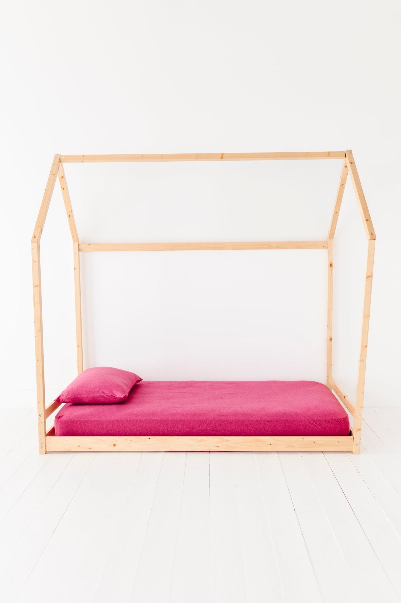 TWIN SHEET SET - RASPBERRY - The Sleepy Sloth