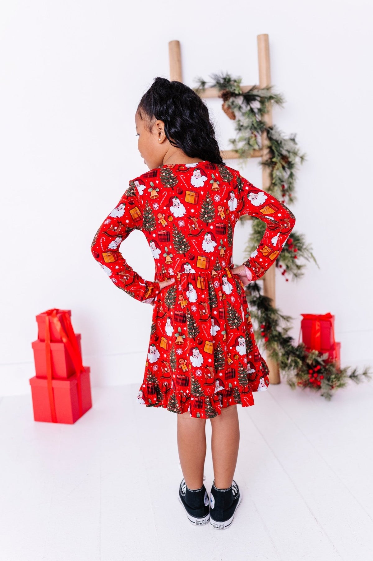 Twirlie Dress - Jolly St Nick - The Sleepy Sloth