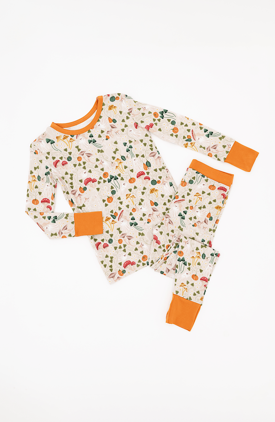 TWO PIECE JAMMIES - GHOSTLY SHROOMS - The Sleepy Sloth