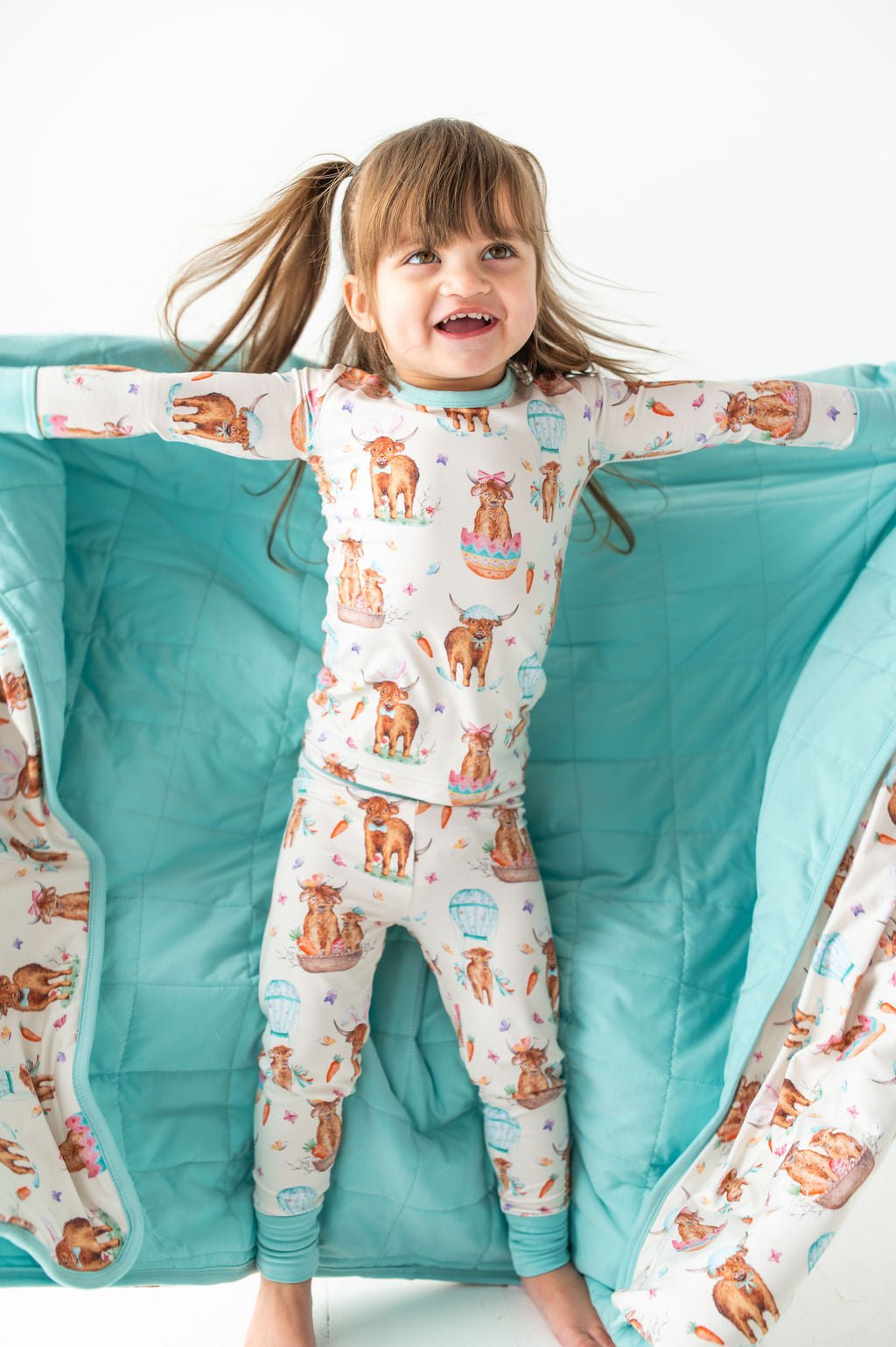 TWO PIECE JAMMIES - HAY DAY - The Sleepy Sloth