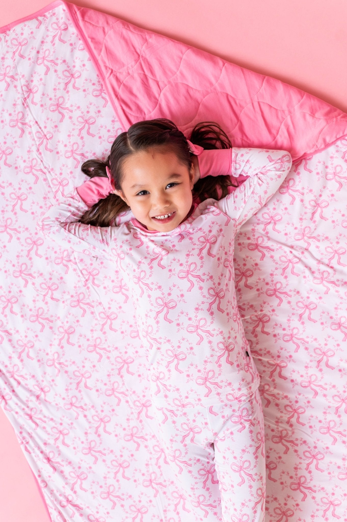 TWO PIECE JAMMIES - LOVELACE BOWS - The Sleepy Sloth
