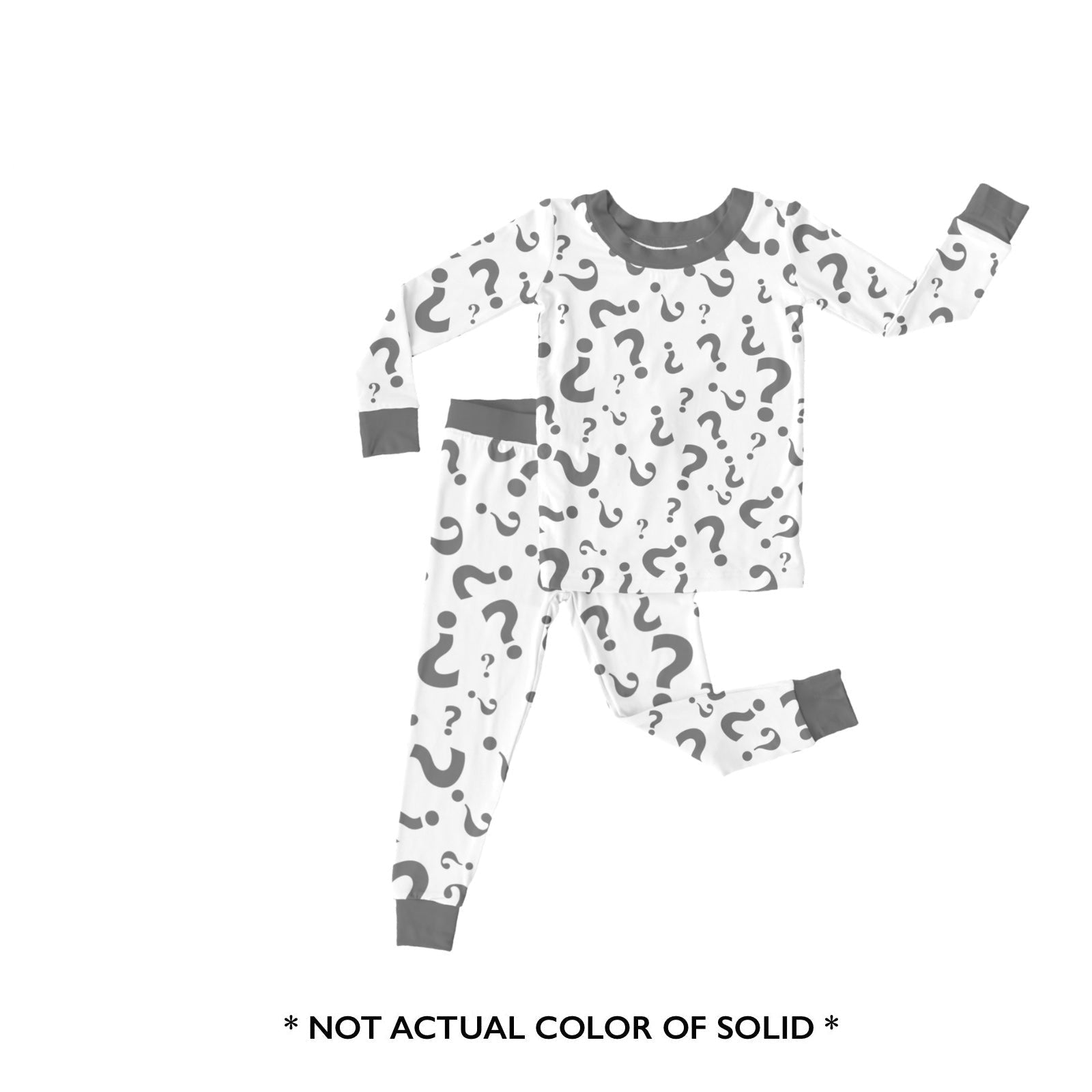 TWO PIECE JAMMIES - MYSTERY GIRL SOLID - The Sleepy Sloth